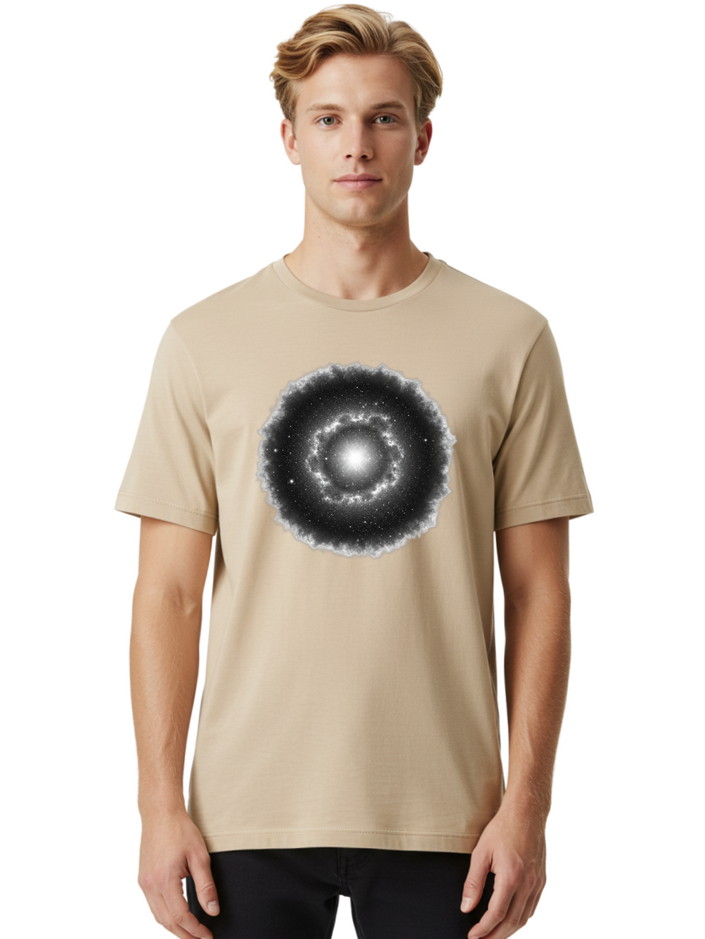 Galaxy Men'S Graphic Tee, 100% Cotton, Comfortable Casual Summer Wear, Machine Washable, Vintage Camera, Old Camera, Antique Camera, Black Camera, Classic Photography, Photography Equipment, Nostalgic Device, Film Camera, Camera Art Bak656