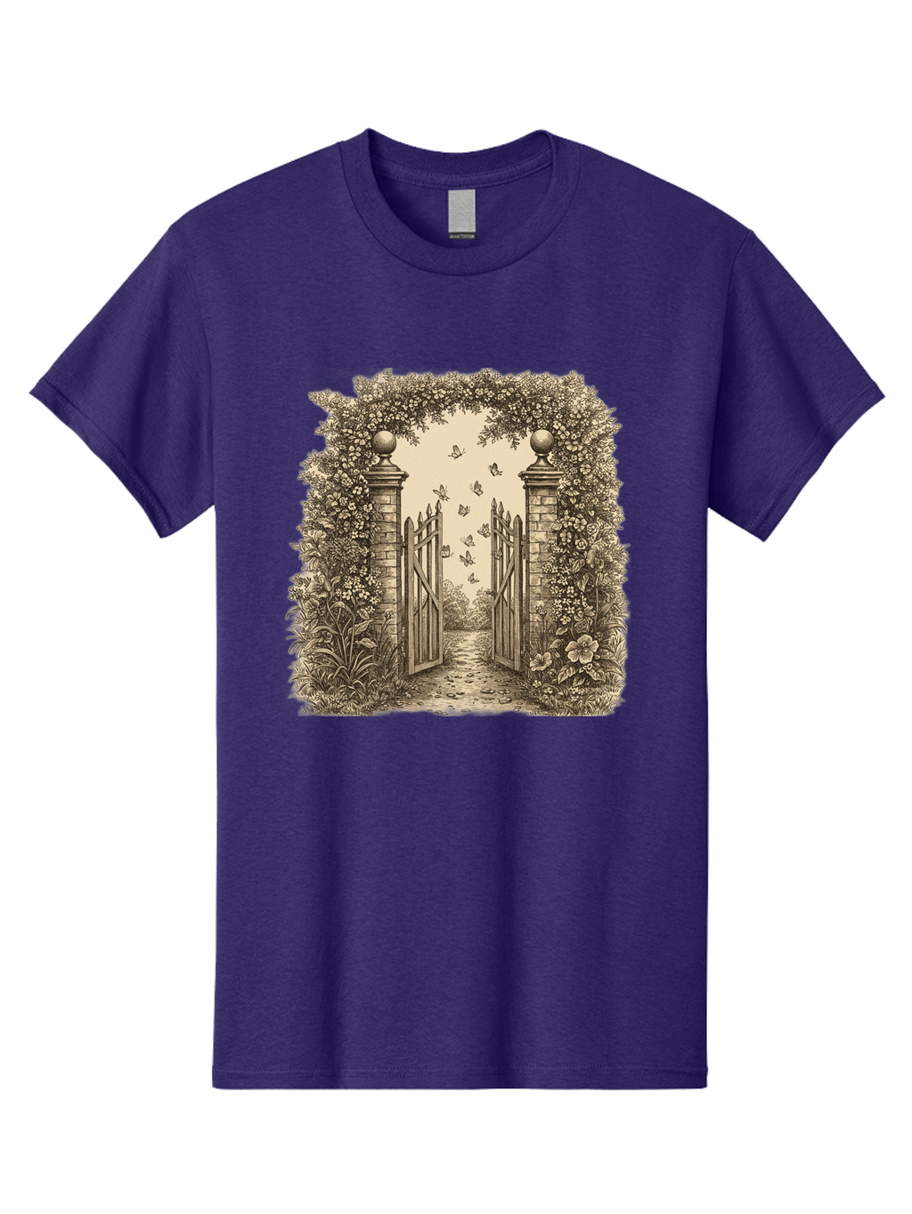 Garden-Gate Men'S Graphic Tee, 100% Cotton, Comfortable Casual Summer Wear, Machine Washable, Vintage Camera, Old Camera, Antique Camera, Black Camera, Classic Photography, Photography Equipment, Nostalgic Device, Film Camera, Camera Art Bak657