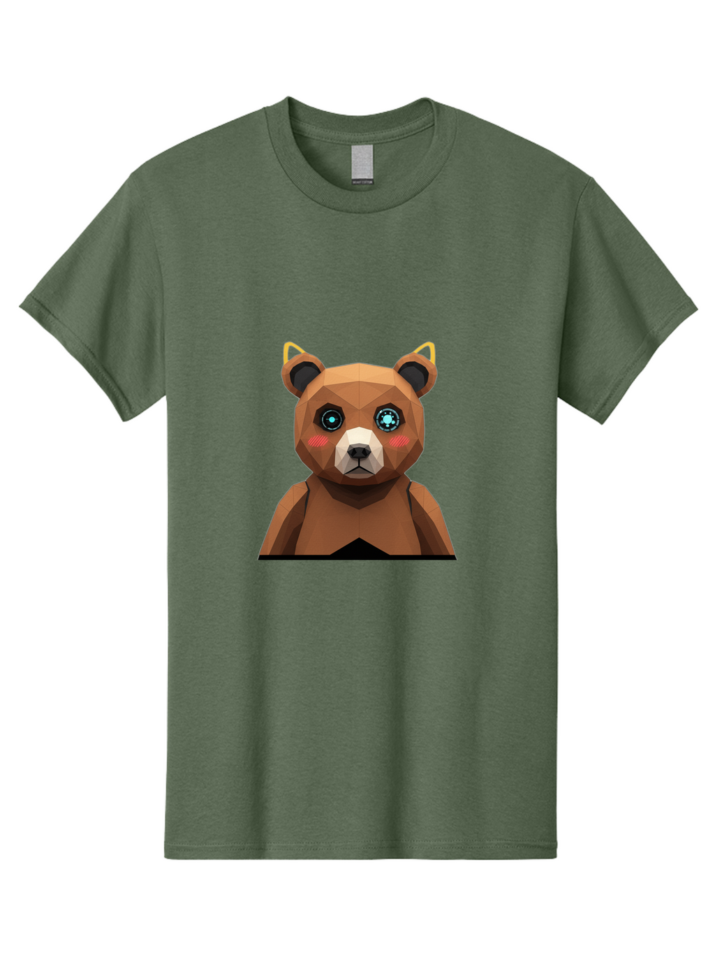Geometric-Bear Men'S Graphic Tee, 100% Cotton, Comfortable Casual Summer Wear, Machine Washable, Vintage Camera, Old Camera, Antique Camera, Black Camera, Classic Photography, Photography Equipment, Nostalgic Device, Film Camera, Camera Art Bak658