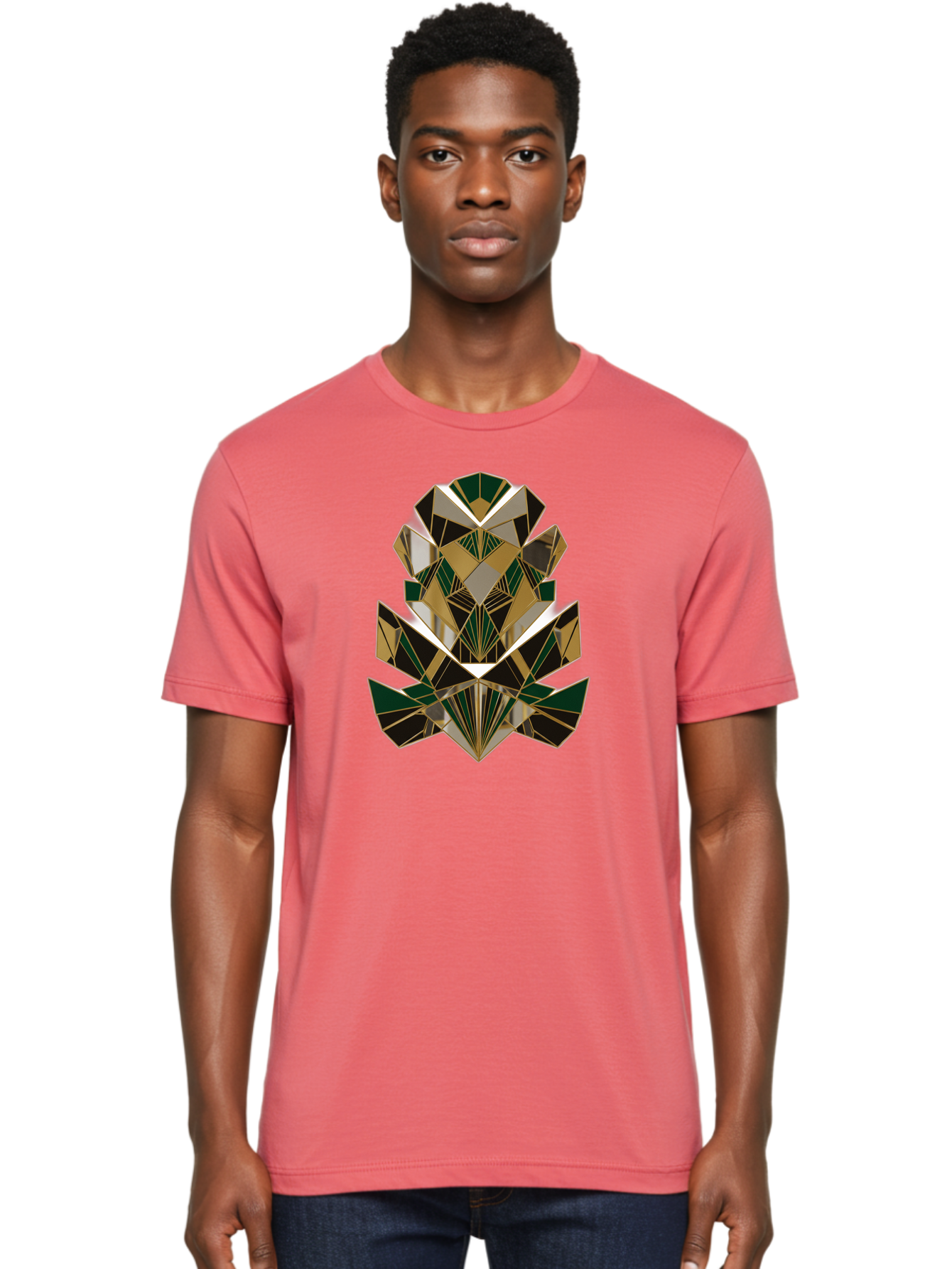 Geometric-Pinecone Men'S Graphic Tee, 100% Cotton, Comfortable Casual Summer Wear, Machine Washable, Vintage Camera, Old Camera, Antique Camera, Black Camera, Classic Photography, Photography Equipment, Nostalgic Device, Film Camera, Bak659