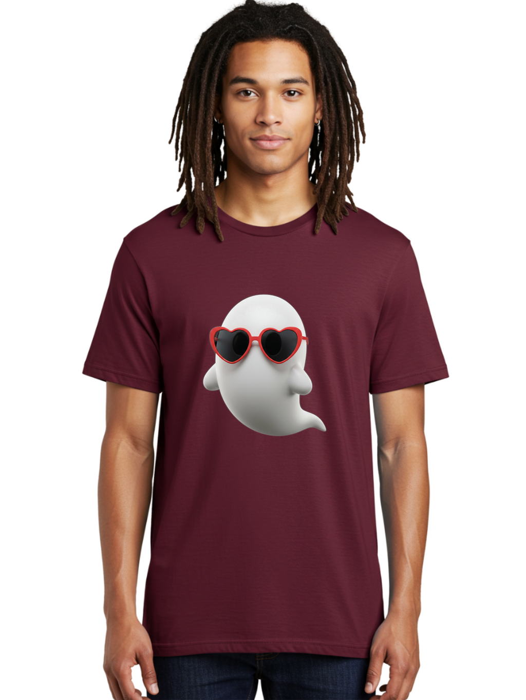 Ghost-Emoji Men'S Graphic Tee, 100% Cotton, Comfortable Casual Summer Wear, Machine Washable, Vintage Camera, Old Camera, Antique Camera, Black Camera, Classic Photography, Photography Equipment, Nostalgic Device, Film Camera, Camera Art Bak664