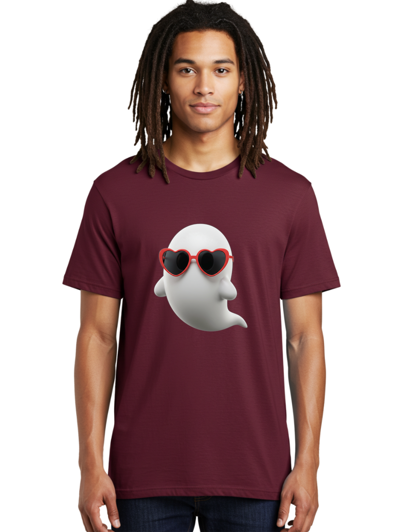 Ghost-Emoji Men'S Graphic Tee, 100% Cotton, Comfortable Casual Summer Wear, Machine Washable, Vintage Camera, Old Camera, Antique Camera, Black Camera, Classic Photography, Photography Equipment, Nostalgic Device, Film Camera, Camera Art Bak664