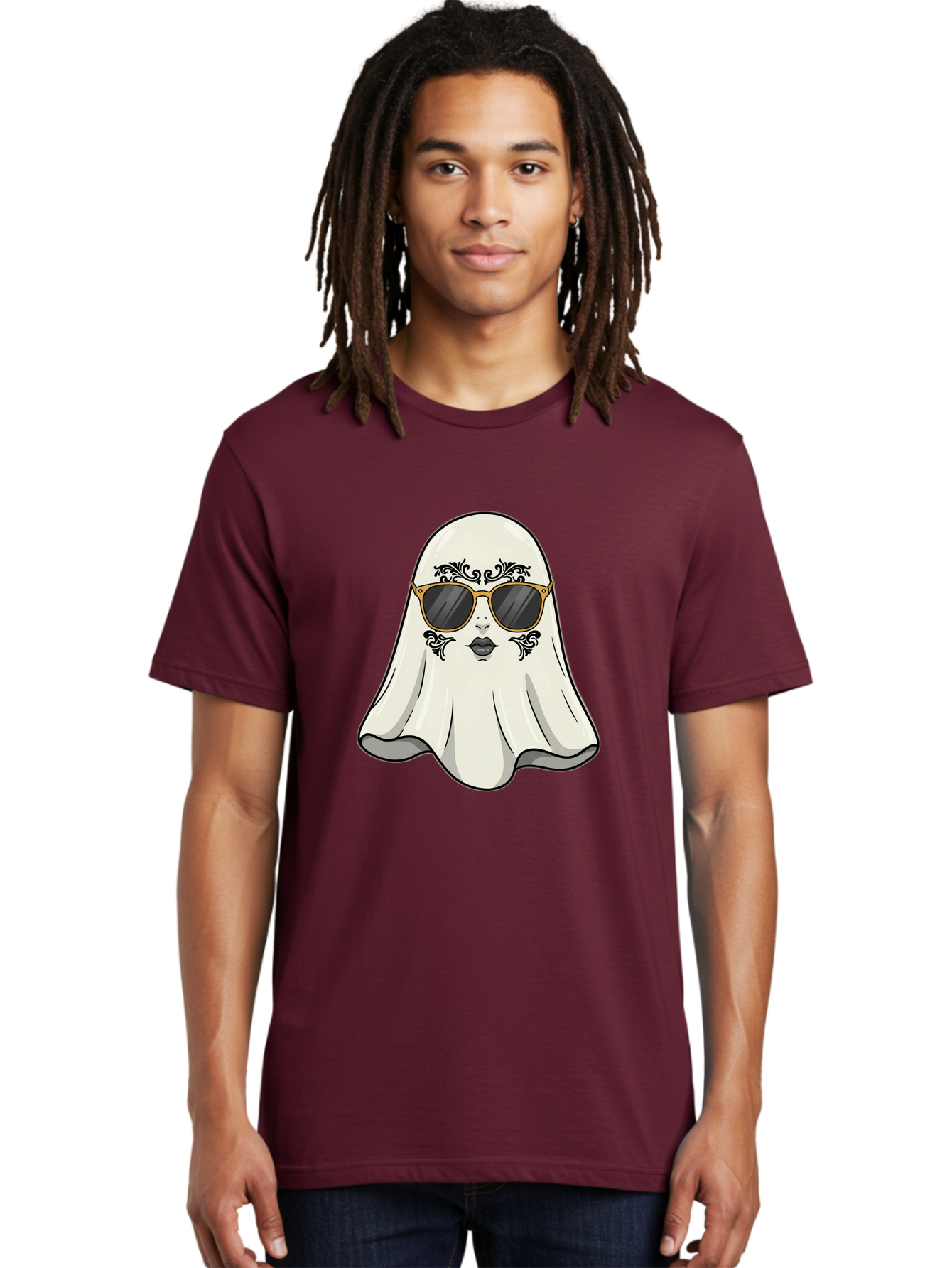 Ghost-Girl Men'S Graphic Tee, 100% Cotton, Comfortable Casual Summer Wear, Machine Washable, Vintage Camera, Old Camera, Antique Camera, Black Camera, Classic Photography, Photography Equipment, Nostalgic Device, Film Camera, Camera Art Bak665