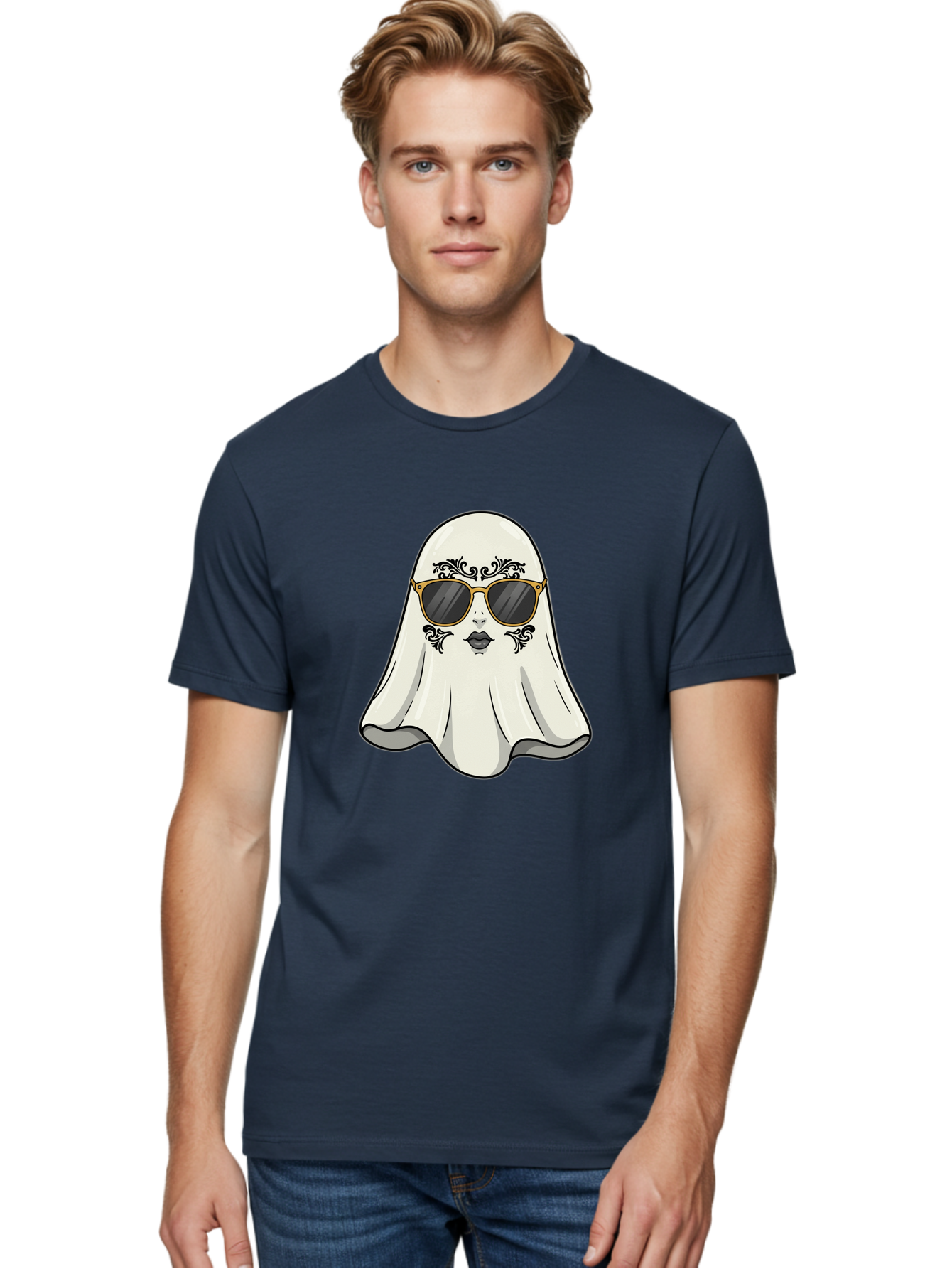 Ghost-Girl Men'S Graphic Tee, 100% Cotton, Comfortable Casual Summer Wear, Machine Washable, Vintage Camera, Old Camera, Antique Camera, Black Camera, Classic Photography, Photography Equipment, Nostalgic Device, Film Camera, Camera Art Bak665