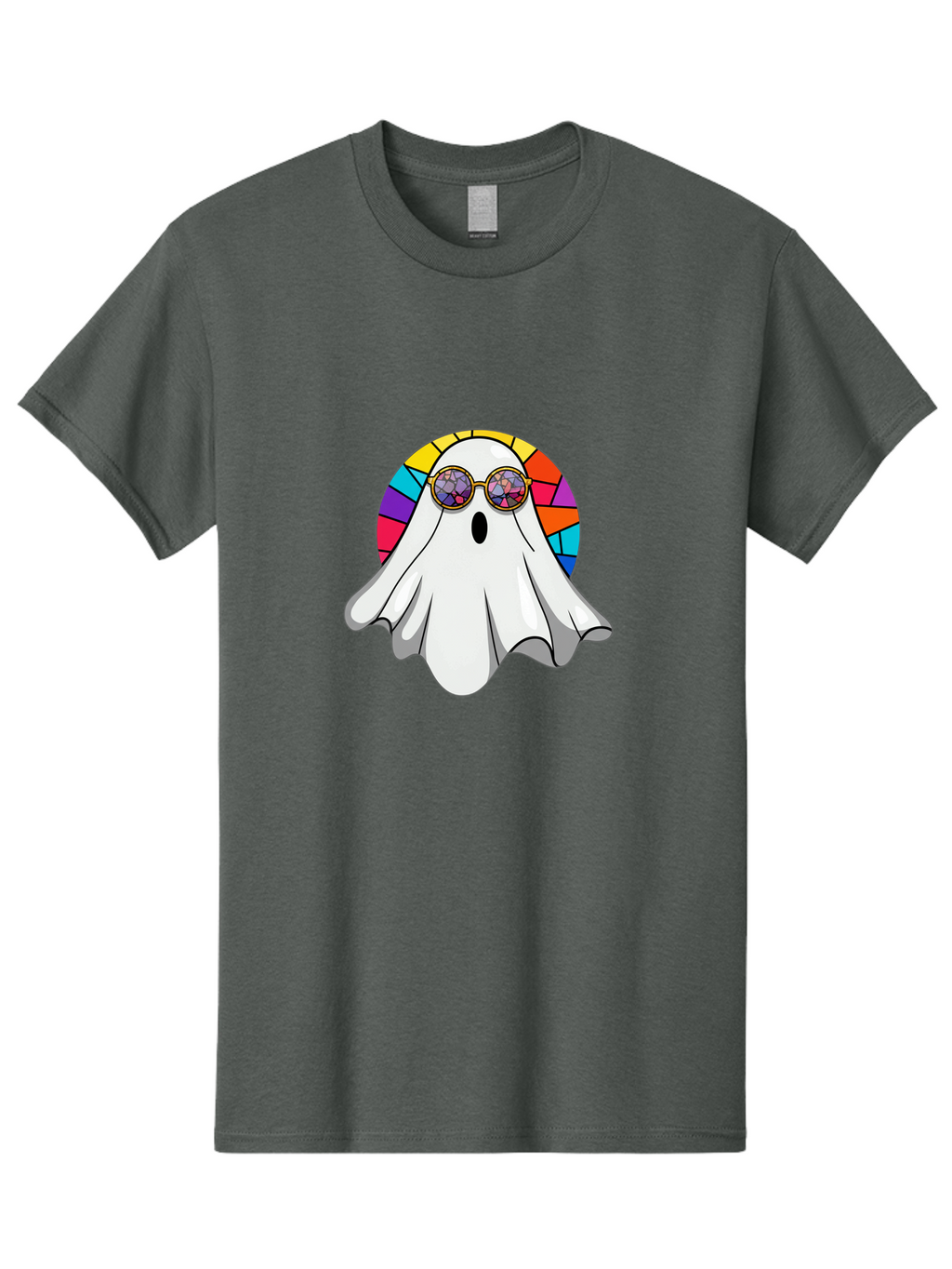 Ghost-In-Shades Men'S Graphic Tee, 100% Cotton, Comfortable Casual Summer Wear, Machine Washable, Vintage Camera, Old Camera, Antique Camera, Black Camera, Classic Photography, Photography Equipment, Nostalgic Device, Film Camera, Camera Art Bak666
