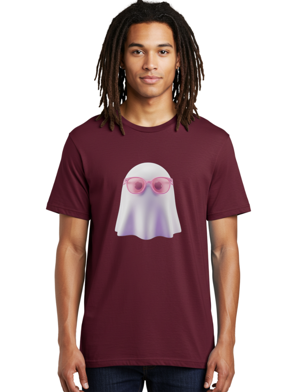Ghost-With-Shades Men'S Graphic Tee, 100% Cotton, Comfortable Casual Summer Wear, Machine Washable, Vintage Camera, Old Camera, Antique Camera, Black Camera, Classic Photography, Photography Equipment, Nostalgic Device, Film Camera, Camera Art Bak678