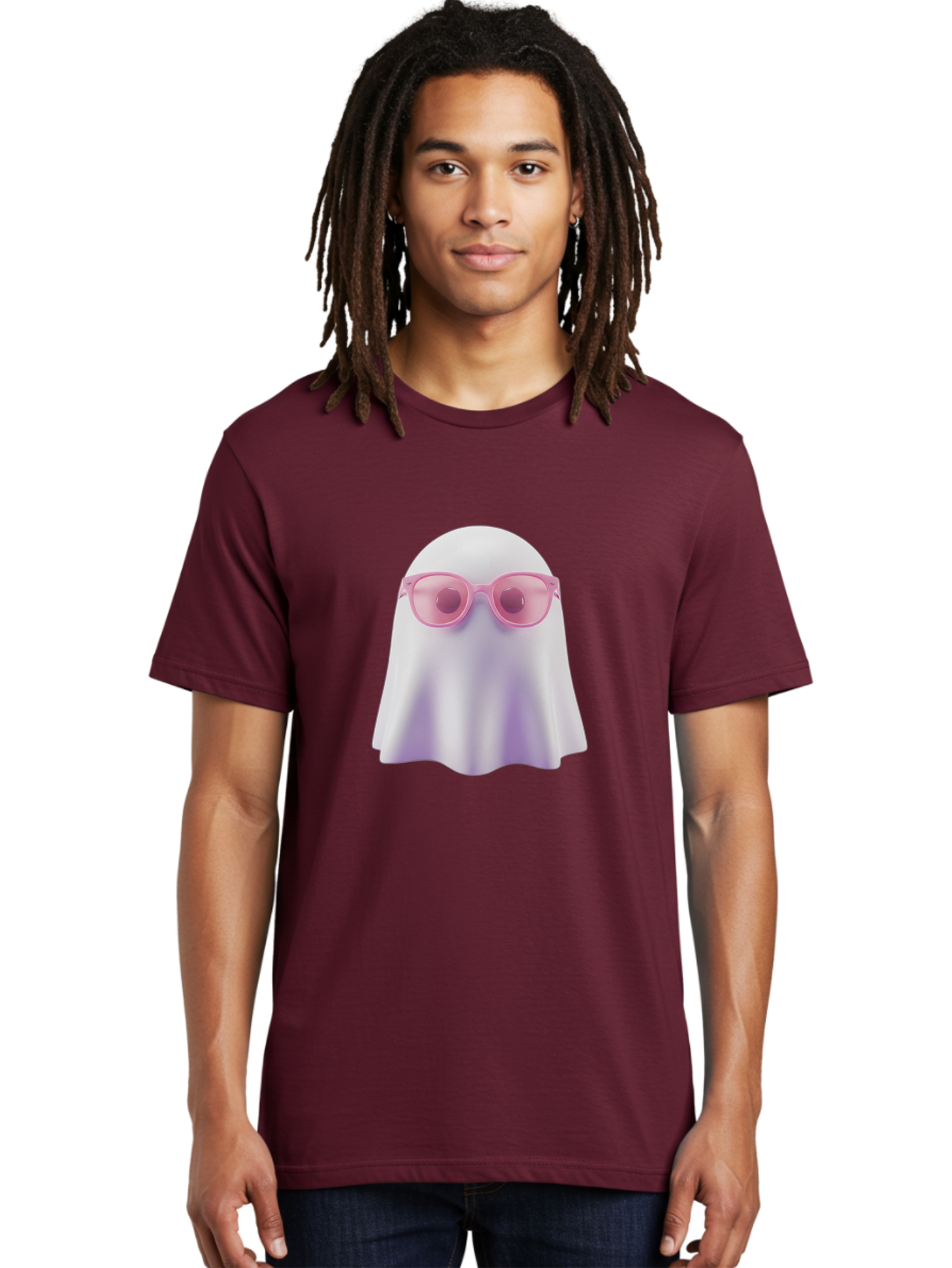Ghost-With-Shades Men'S Graphic Tee, 100% Cotton, Comfortable Casual Summer Wear, Machine Washable, Vintage Camera, Old Camera, Antique Camera, Black Camera, Classic Photography, Photography Equipment, Nostalgic Device, Film Camera, Camera Art Bak678