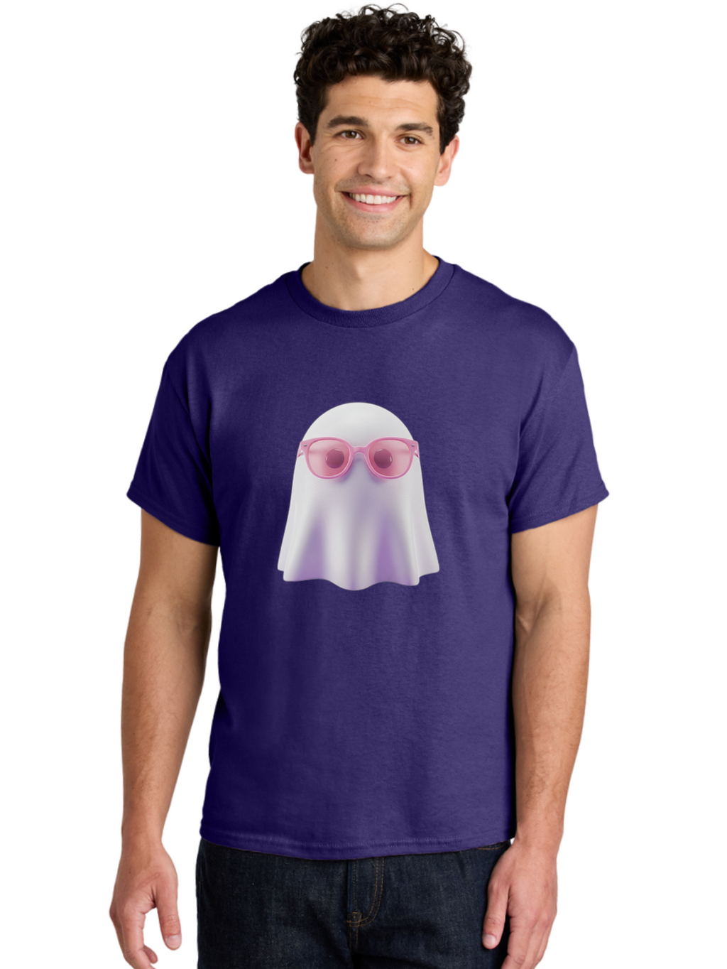 Ghost-With-Shades Men'S Graphic Tee, 100% Cotton, Comfortable Casual Summer Wear, Machine Washable, Vintage Camera, Old Camera, Antique Camera, Black Camera, Classic Photography, Photography Equipment, Nostalgic Device, Film Camera, Camera Art Bak678