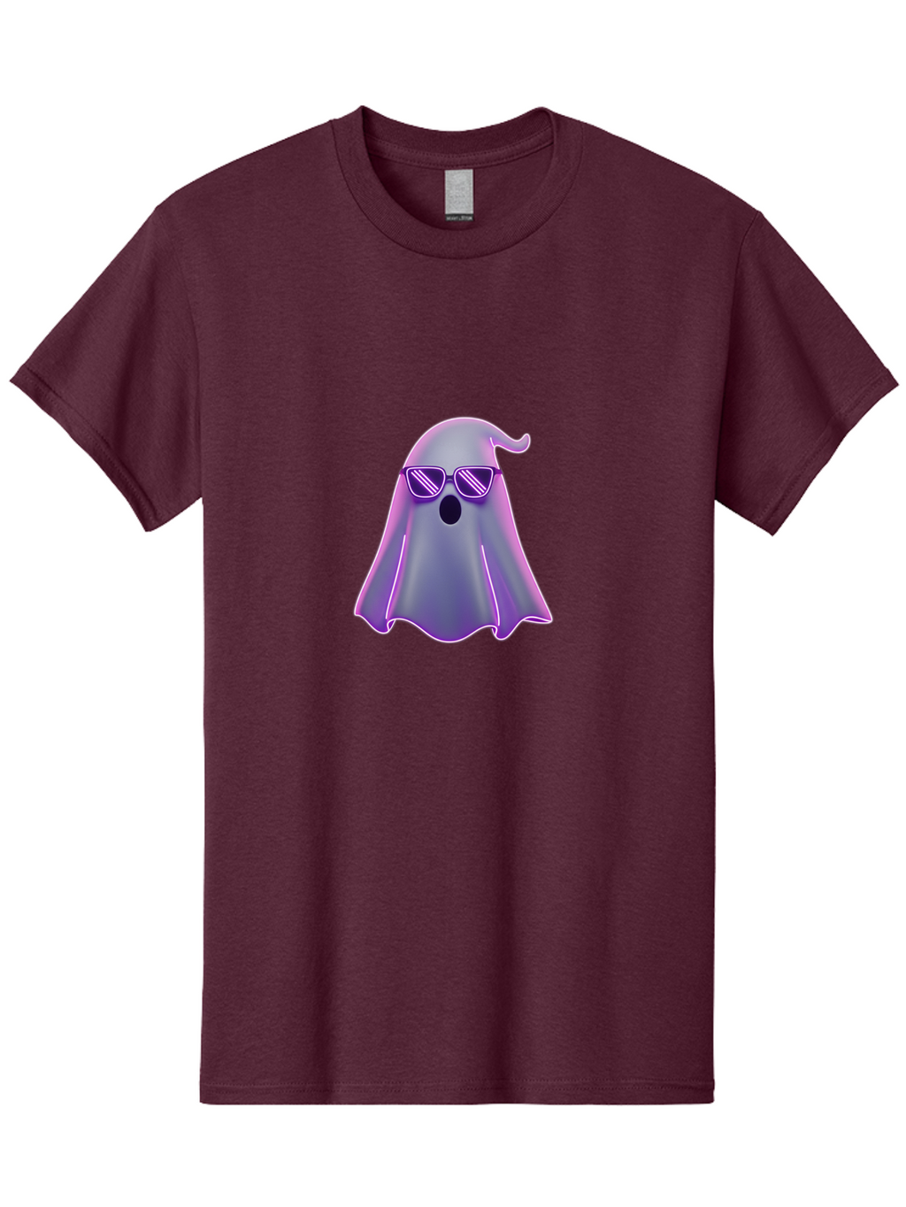 Ghost-With-Sunglasses-2 Men'S Graphic Tee, 100% Cotton, Comfortable Casual Summer Wear, Machine Washable, Vintage Camera, Old Camera, Antique Camera, Black Camera, Classic Photography, Photography Equipment, Nostalgic Device, Film Camera, Bak680