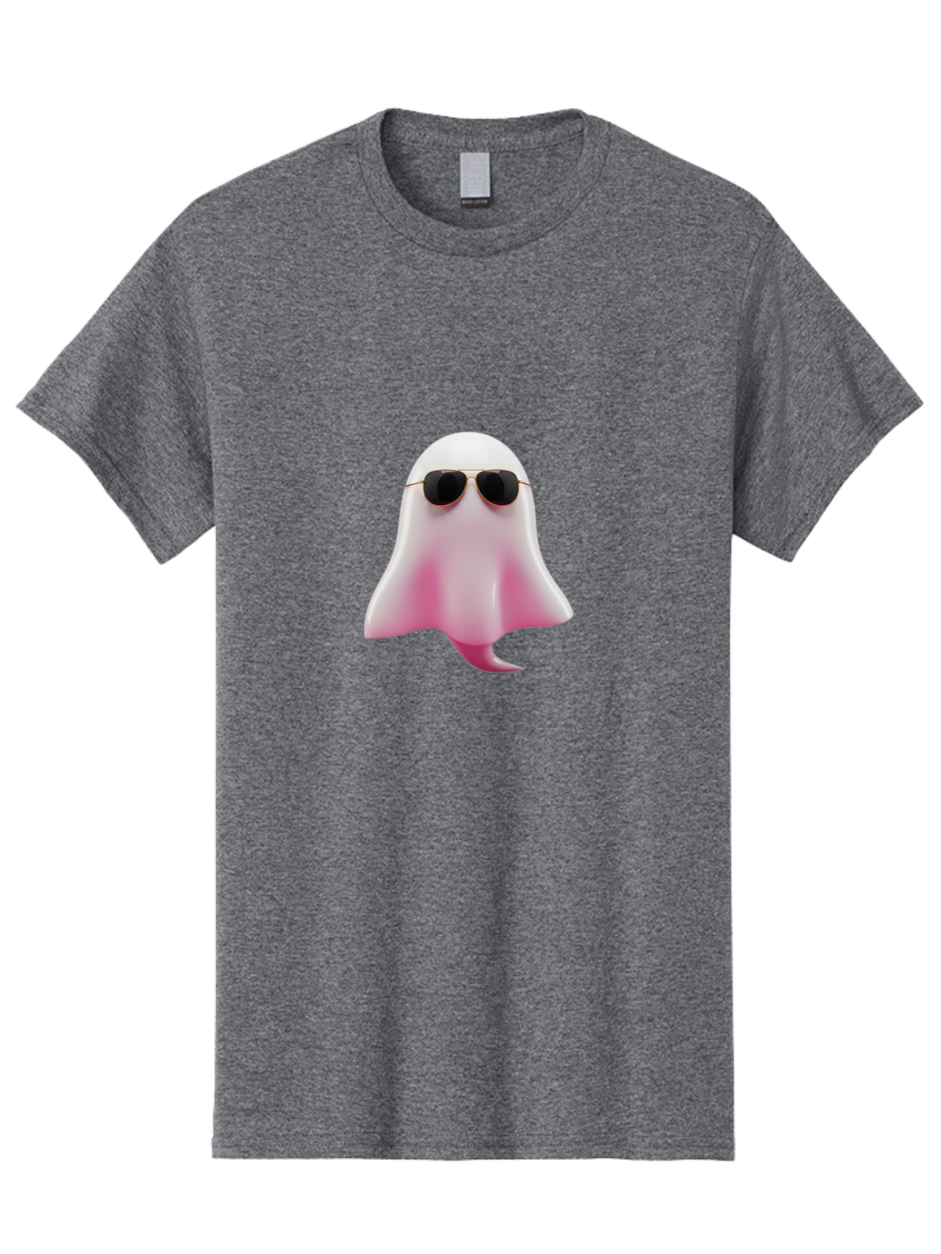 Ghost-With-Sunglasses Men'S Graphic Tee, 100% Cotton, Comfortable Casual Summer Wear, Machine Washable, Vintage Camera, Old Camera, Antique Camera, Black Camera, Classic Photography, Photography Equipment, Nostalgic Device, Film Camera, Bak682