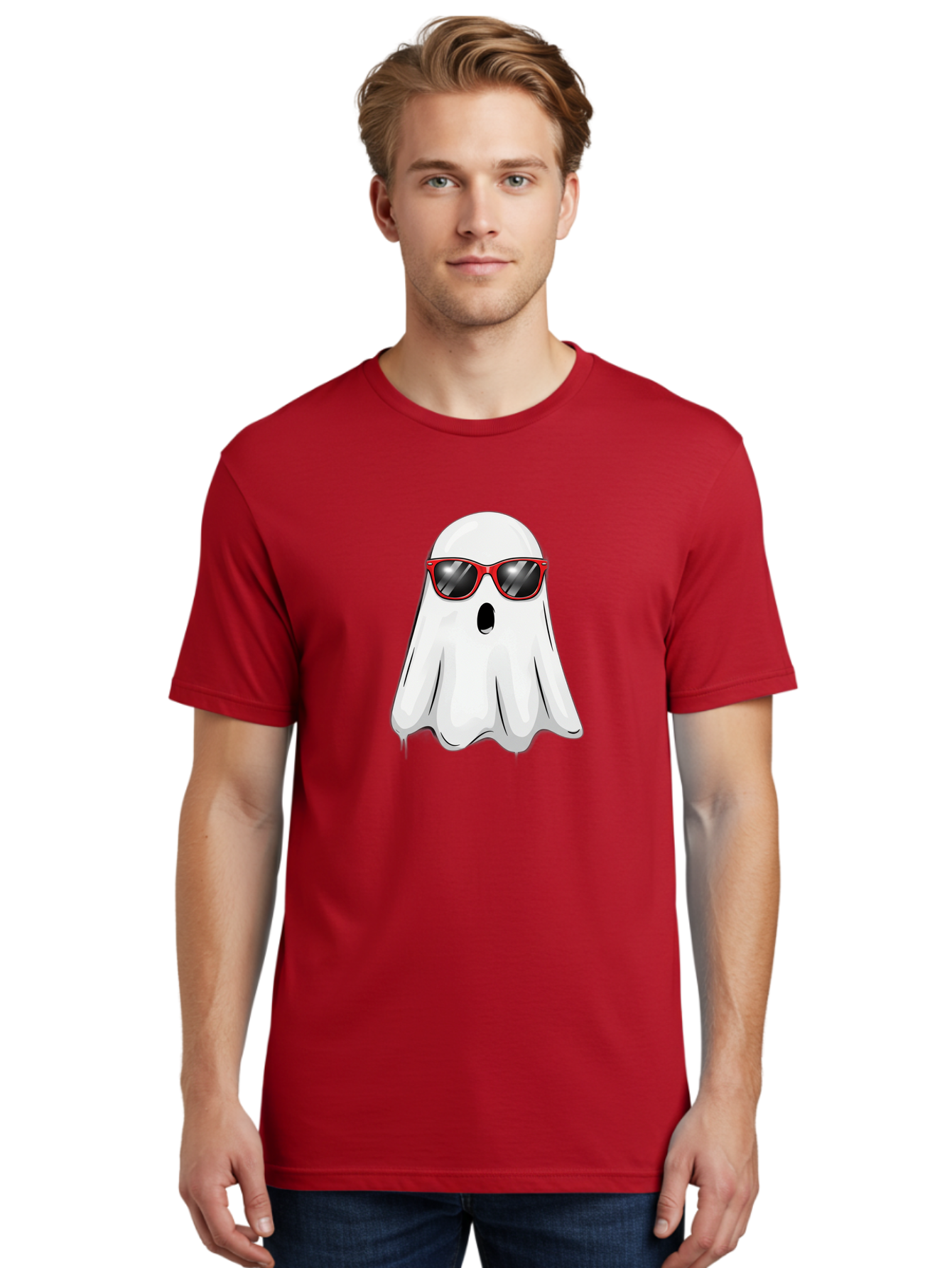 Ghost Men'S Graphic Tee, 100% Cotton, Comfortable Casual Summer Wear, Machine Washable, Vintage Camera, Old Camera, Antique Camera, Black Camera, Classic Photography, Photography Equipment, Nostalgic Device, Film Camera, Camera Art Bak683
