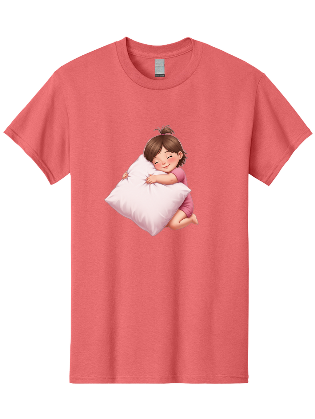 Girl-Hugging-Pillow-1 Men'S Graphic Tee, 100% Cotton, Comfortable Casual Summer Wear, Machine Washable, Vintage Camera, Old Camera, Antique Camera, Black Camera, Classic Photography, Photography Equipment, Nostalgic Device, Film Camera, Bak686