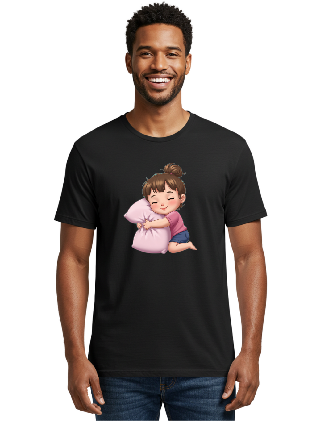 Girl-Hugging-Pillow Men'S Graphic Tee, 100% Cotton, Comfortable Casual Summer Wear, Machine Washable, Vintage Camera, Old Camera, Antique Camera, Black Camera, Classic Photography, Photography Equipment, Nostalgic Device, Film Camera, Bak687