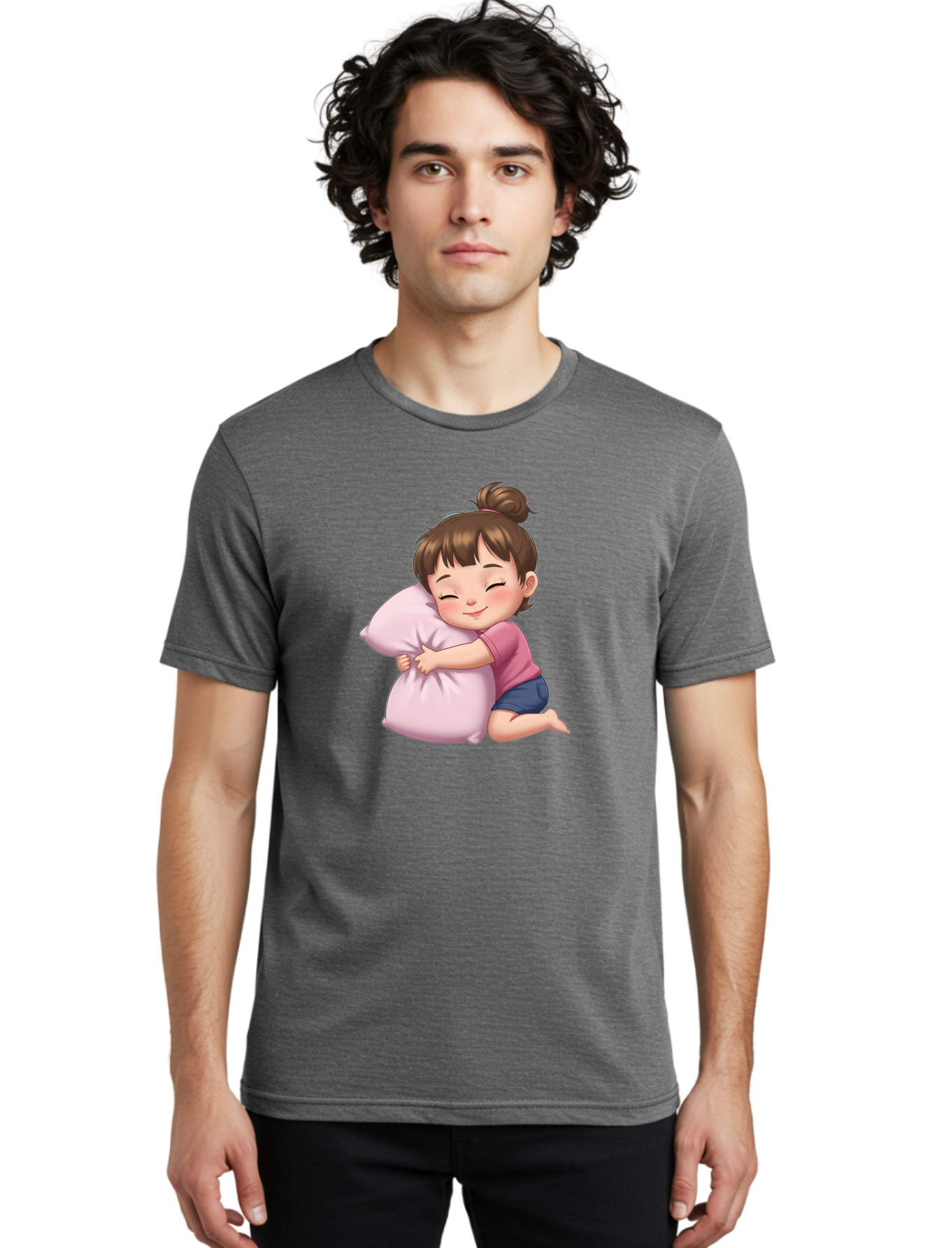 Girl-Hugging-Pillow Men'S Graphic Tee, 100% Cotton, Comfortable Casual Summer Wear, Machine Washable, Vintage Camera, Old Camera, Antique Camera, Black Camera, Classic Photography, Photography Equipment, Nostalgic Device, Film Camera, Bak687