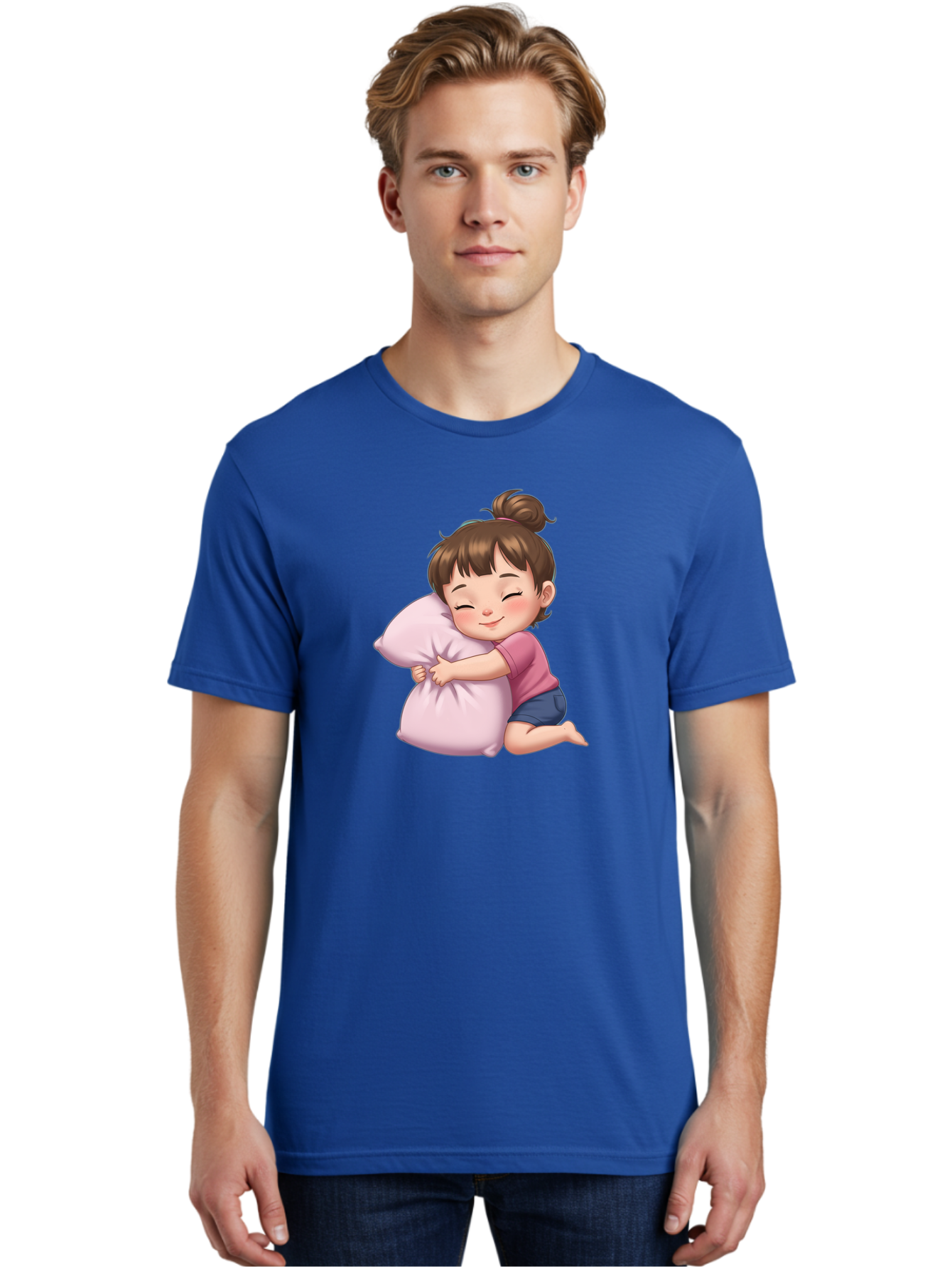 Girl-Hugging-Pillow Men'S Graphic Tee, 100% Cotton, Comfortable Casual Summer Wear, Machine Washable, Vintage Camera, Old Camera, Antique Camera, Black Camera, Classic Photography, Photography Equipment, Nostalgic Device, Film Camera, Bak687