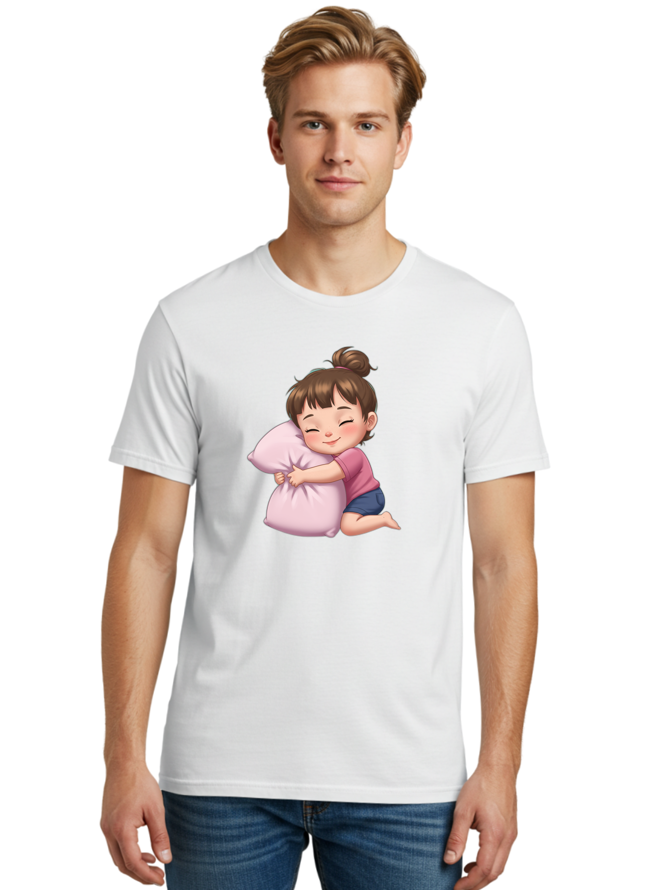 Girl-Hugging-Pillow Men'S Graphic Tee, 100% Cotton, Comfortable Casual Summer Wear, Machine Washable, Vintage Camera, Old Camera, Antique Camera, Black Camera, Classic Photography, Photography Equipment, Nostalgic Device, Film Camera, Bak687