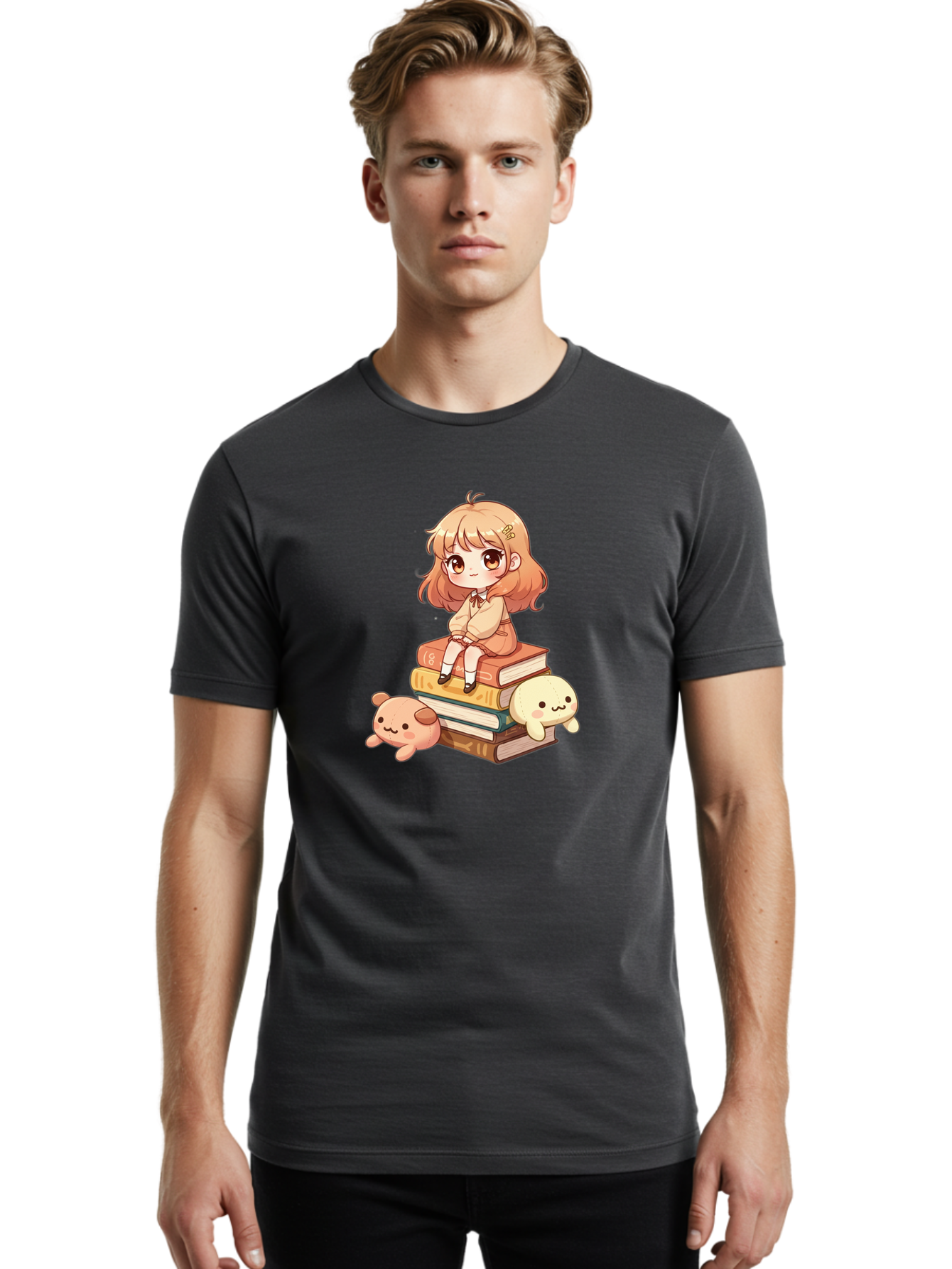 Girl-On-Books Men'S Graphic Tee, 100% Cotton, Comfortable Casual Summer Wear, Machine Washable, Vintage Camera, Old Camera, Antique Camera, Black Camera, Classic Photography, Photography Equipment, Nostalgic Device, Film Camera, Camera Art Bak688