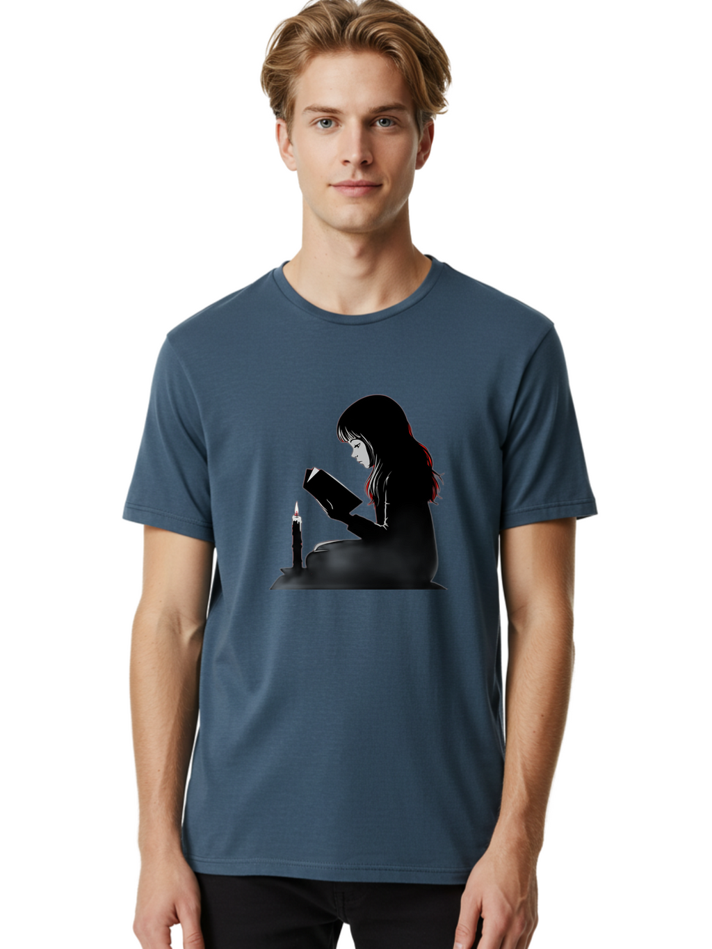 Girl-Reading Men'S Graphic Tee, 100% Cotton, Comfortable Casual Summer Wear, Machine Washable, Vintage Camera, Old Camera, Antique Camera, Black Camera, Classic Photography, Photography Equipment, Nostalgic Device, Film Camera, Camera Art Bak690