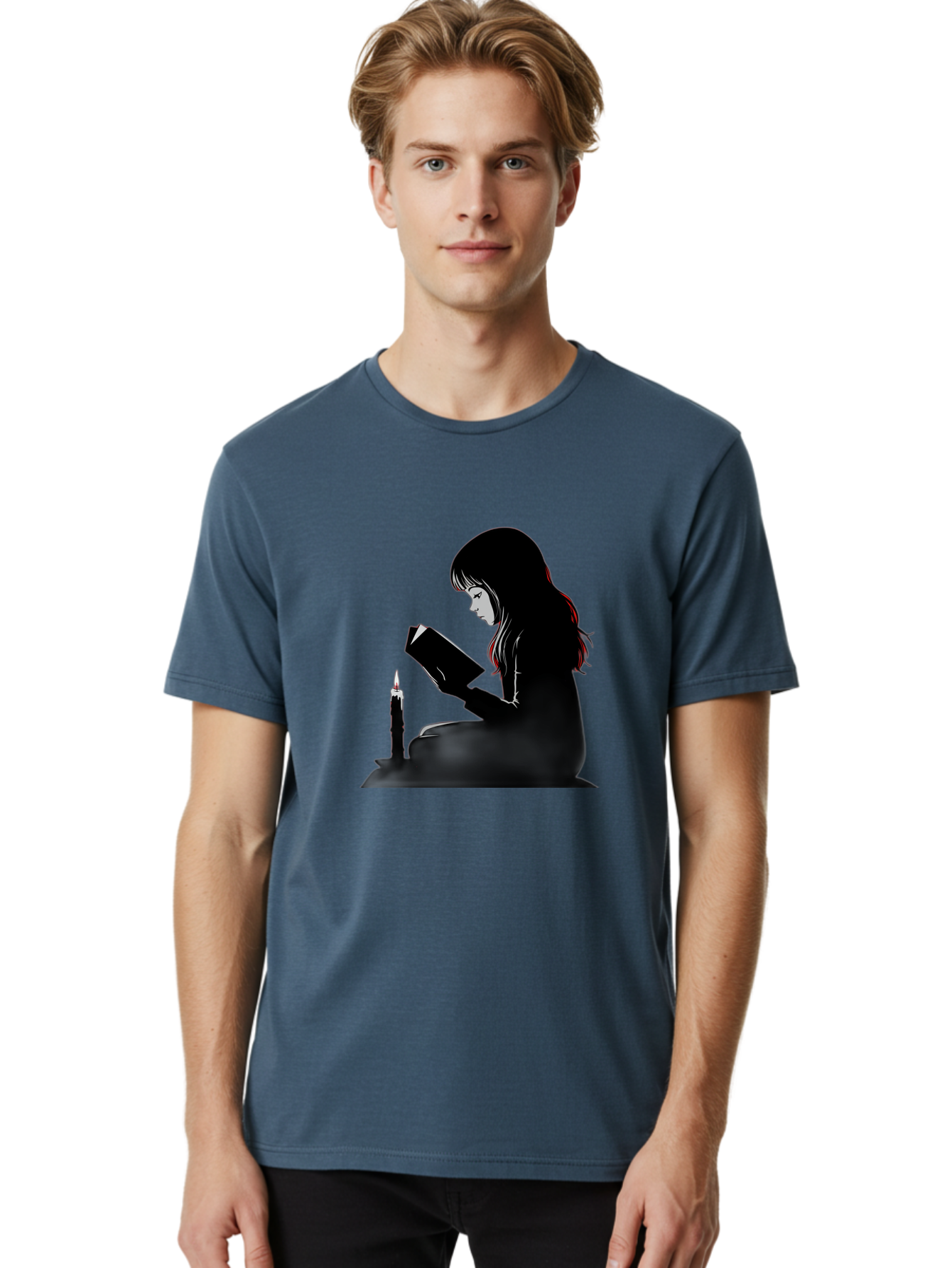 Girl-Reading Men'S Graphic Tee, 100% Cotton, Comfortable Casual Summer Wear, Machine Washable, Vintage Camera, Old Camera, Antique Camera, Black Camera, Classic Photography, Photography Equipment, Nostalgic Device, Film Camera, Camera Art Bak690