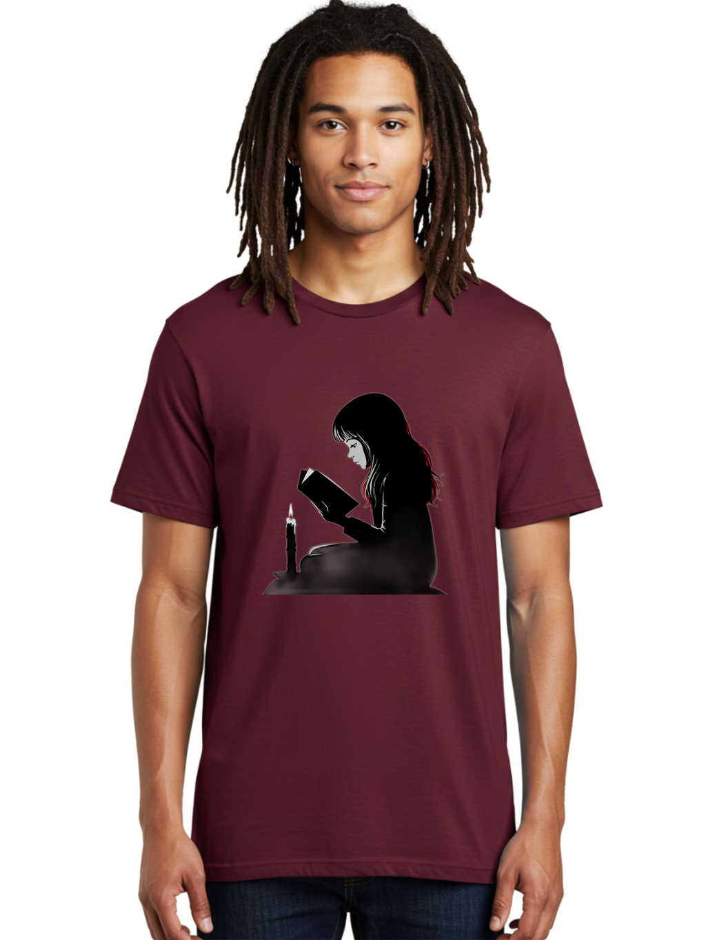 Girl-Reading Men'S Graphic Tee, 100% Cotton, Comfortable Casual Summer Wear, Machine Washable, Vintage Camera, Old Camera, Antique Camera, Black Camera, Classic Photography, Photography Equipment, Nostalgic Device, Film Camera, Camera Art Bak690