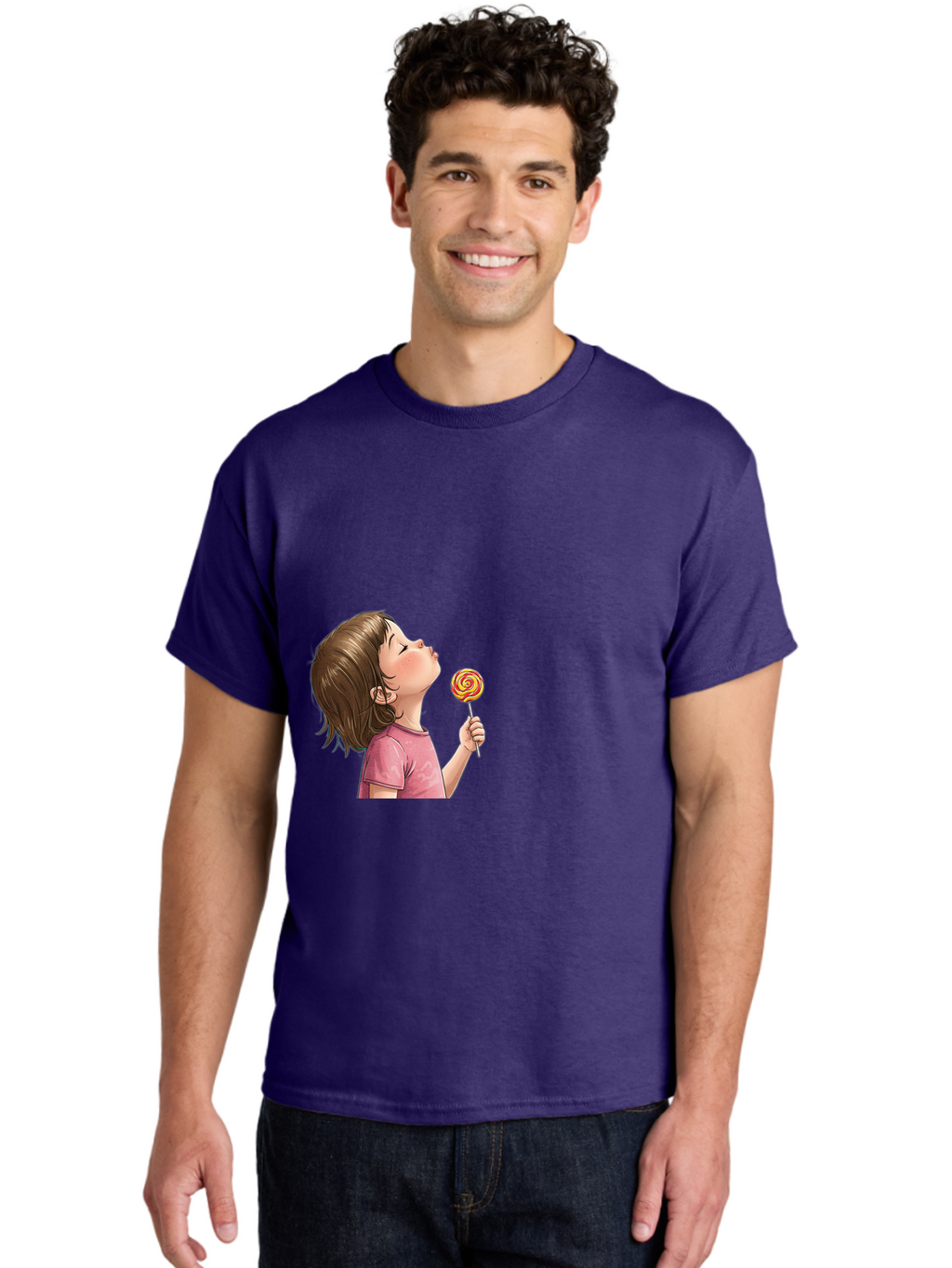 Girl-With-Lollipop Men'S Graphic Tee, 100% Cotton, Comfortable Casual Summer Wear, Machine Washable, Vintage Camera, Old Camera, Antique Camera, Black Camera, Classic Photography, Photography Equipment, Nostalgic Device, Film Camera, Bak691