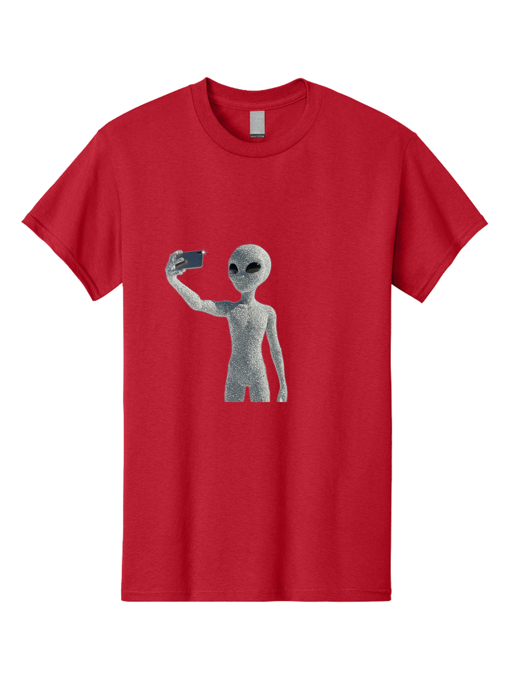 Glittery-Alien Men'S Graphic Tee, 100% Cotton, Comfortable Casual Summer Wear, Machine Washable, Vintage Camera, Old Camera, Antique Camera, Black Camera, Classic Photography, Photography Equipment, Nostalgic Device, Film Camera, Camera Art Bak698