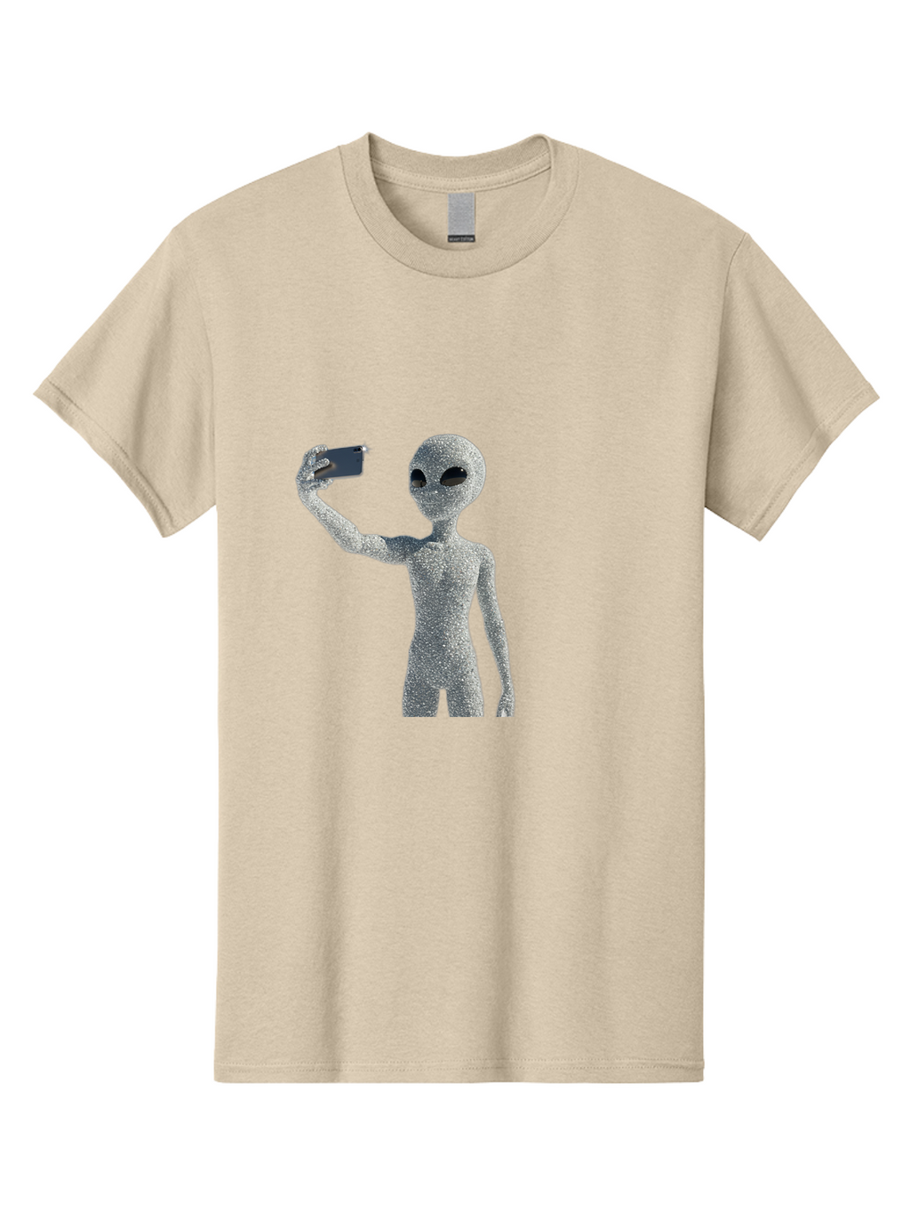 Glittery-Alien Men'S Graphic Tee, 100% Cotton, Comfortable Casual Summer Wear, Machine Washable, Vintage Camera, Old Camera, Antique Camera, Black Camera, Classic Photography, Photography Equipment, Nostalgic Device, Film Camera, Camera Art Bak698