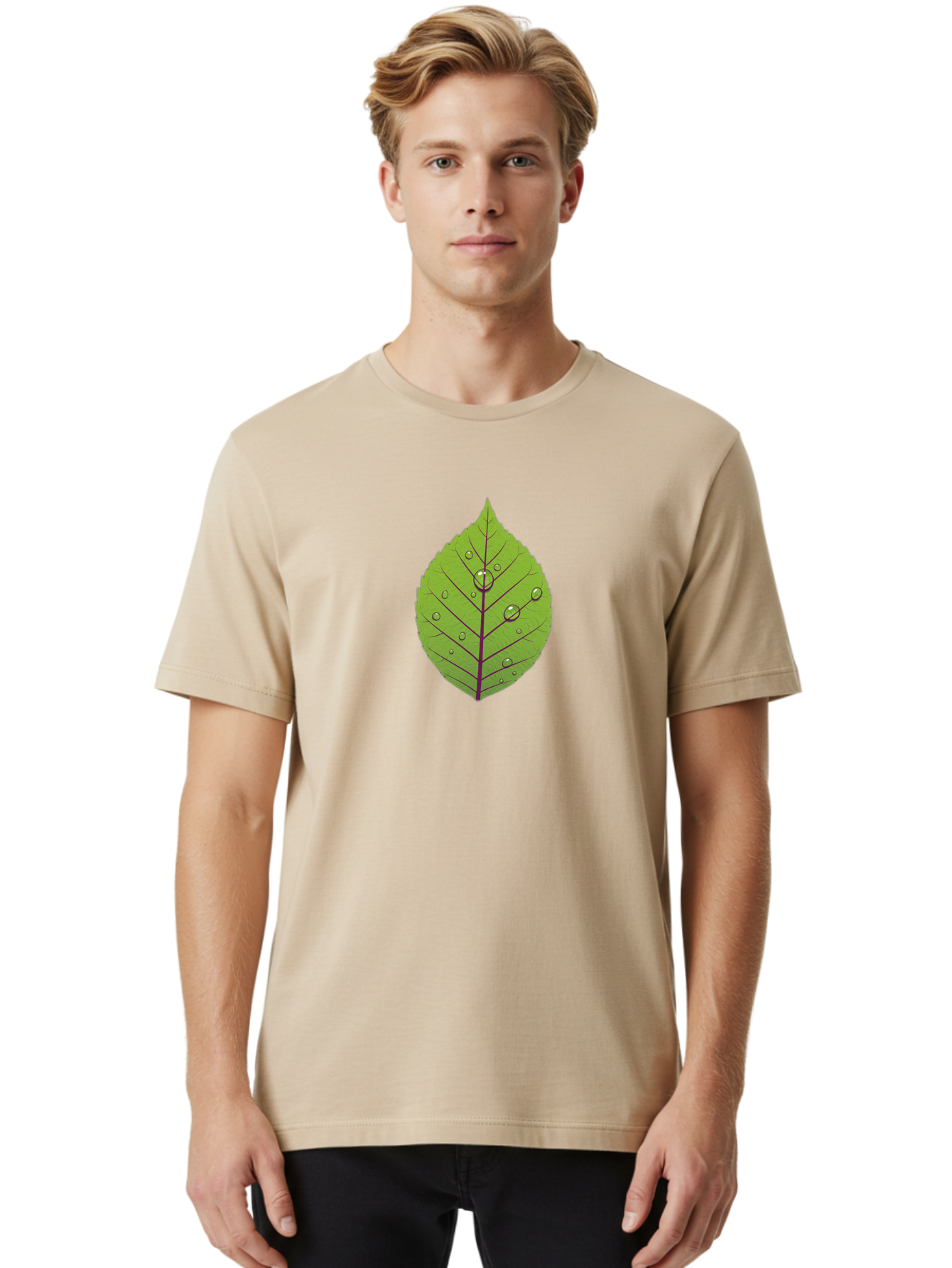 Green-Leaf Men'S Graphic Tee, 100% Cotton, Comfortable Casual Summer Wear, Machine Washable, Vintage Camera, Old Camera, Antique Camera, Black Camera, Classic Photography, Photography Equipment, Nostalgic Device, Film Camera, Camera Art Bak714