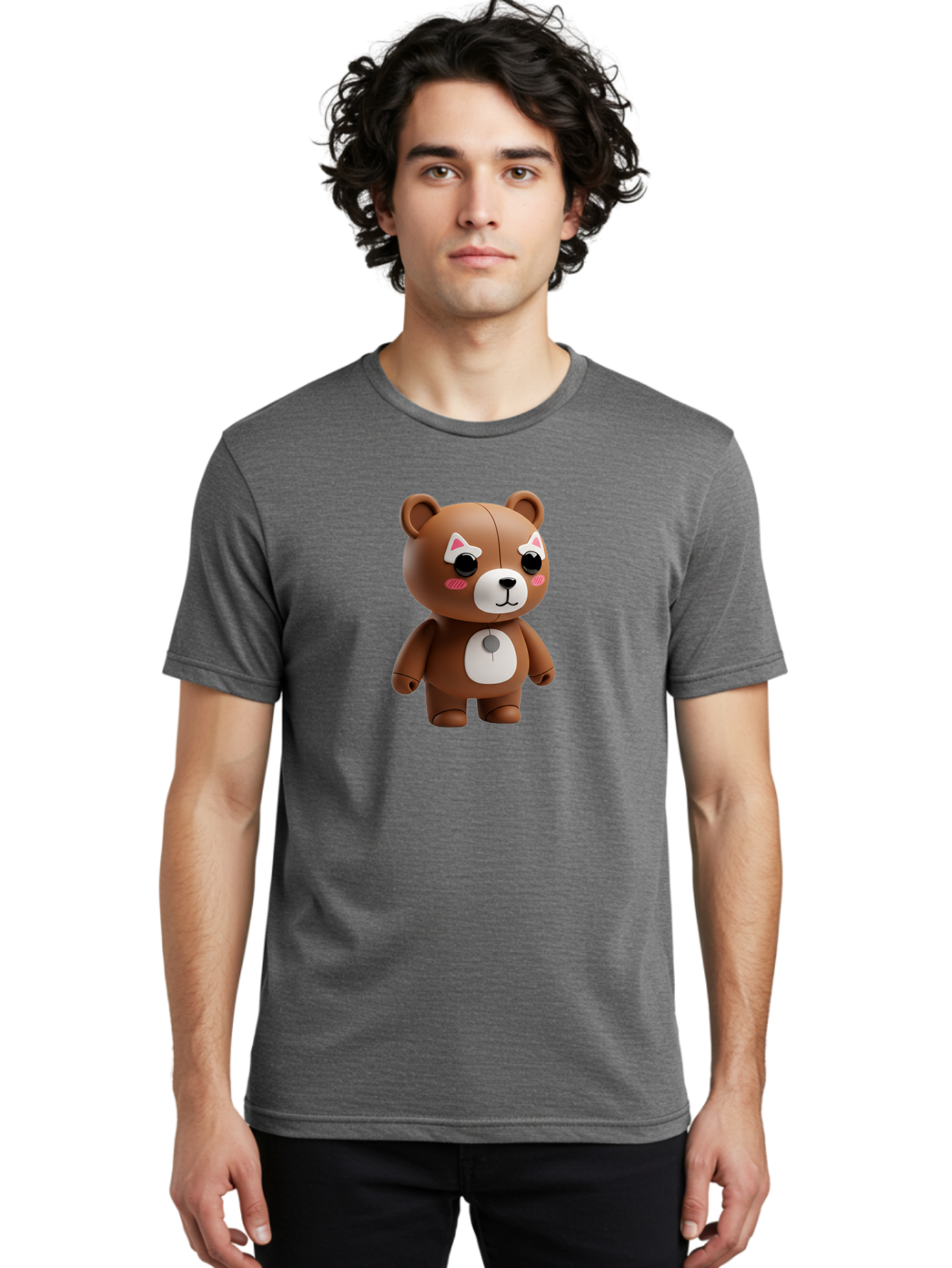 Gundam-Universe-Bear Men'S Graphic Tee, 100% Cotton, Comfortable Casual Summer Wear, Machine Washable, Vintage Camera, Old Camera, Antique Camera, Black Camera, Classic Photography, Photography Equipment, Nostalgic Device, Film Camera, Bak716