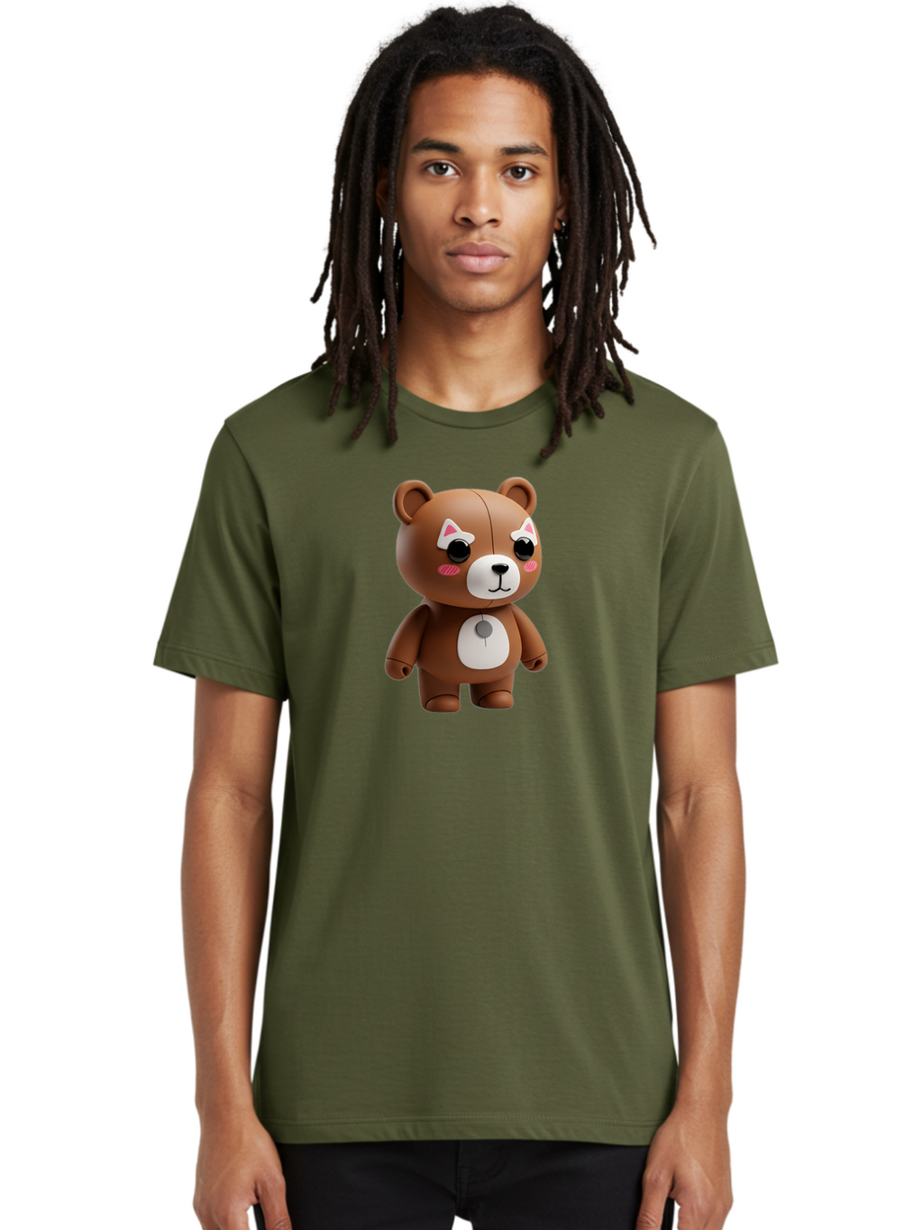 Gundam-Universe-Bear Men'S Graphic Tee, 100% Cotton, Comfortable Casual Summer Wear, Machine Washable, Vintage Camera, Old Camera, Antique Camera, Black Camera, Classic Photography, Photography Equipment, Nostalgic Device, Film Camera, Bak716