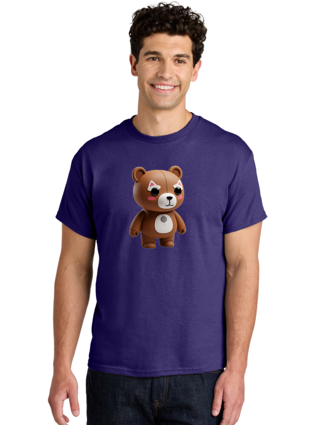 Gundam-Universe-Bear Men'S Graphic Tee, 100% Cotton, Comfortable Casual Summer Wear, Machine Washable, Vintage Camera, Old Camera, Antique Camera, Black Camera, Classic Photography, Photography Equipment, Nostalgic Device, Film Camera, Bak716