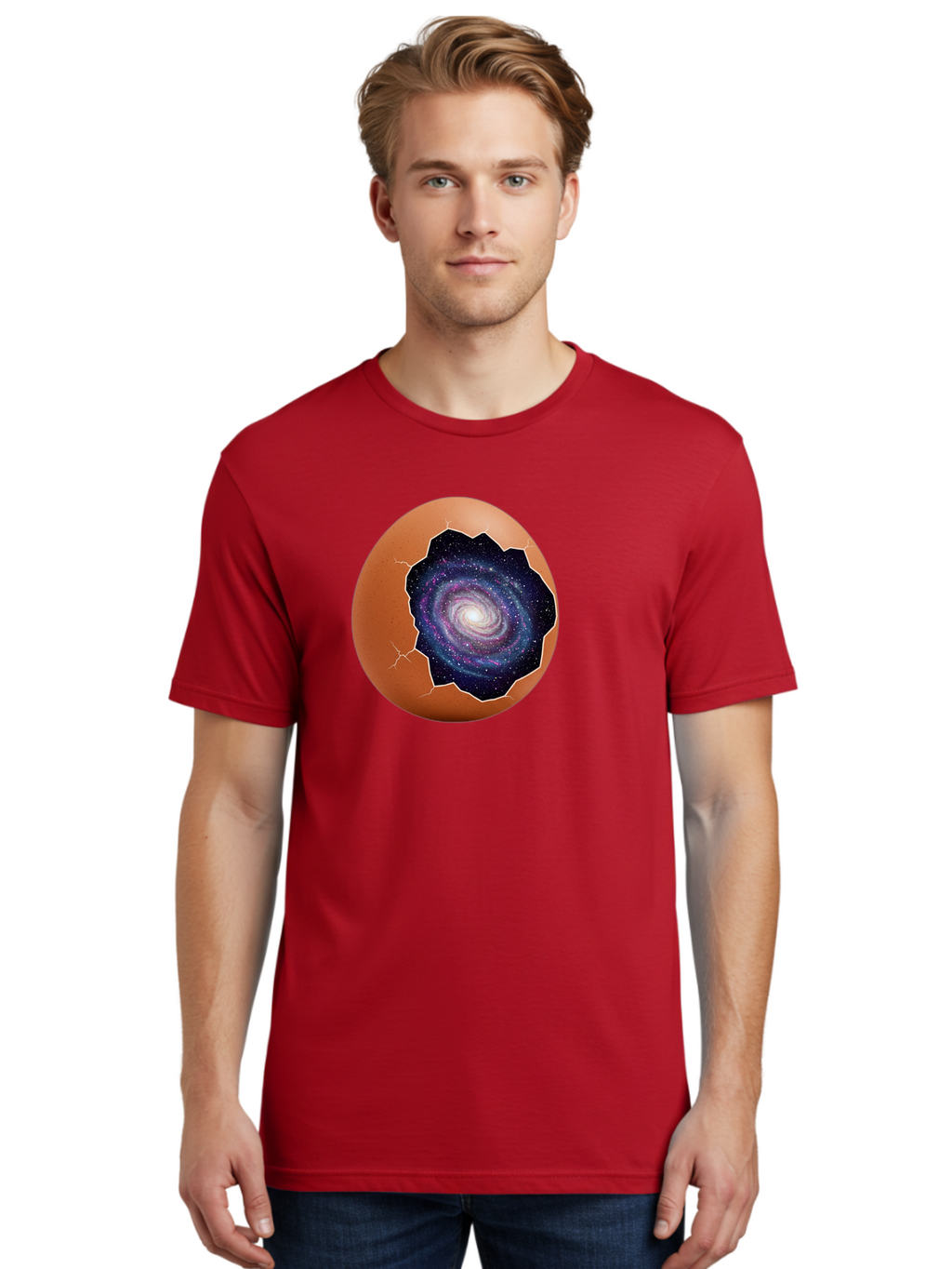 Hatching-Galaxy-1 Men'S Graphic Tee, 100% Cotton, Comfortable Casual Summer Wear, Machine Washable, Vintage Camera, Old Camera, Antique Camera, Black Camera, Classic Photography, Photography Equipment, Nostalgic Device, Film Camera, Camera Art Bak719