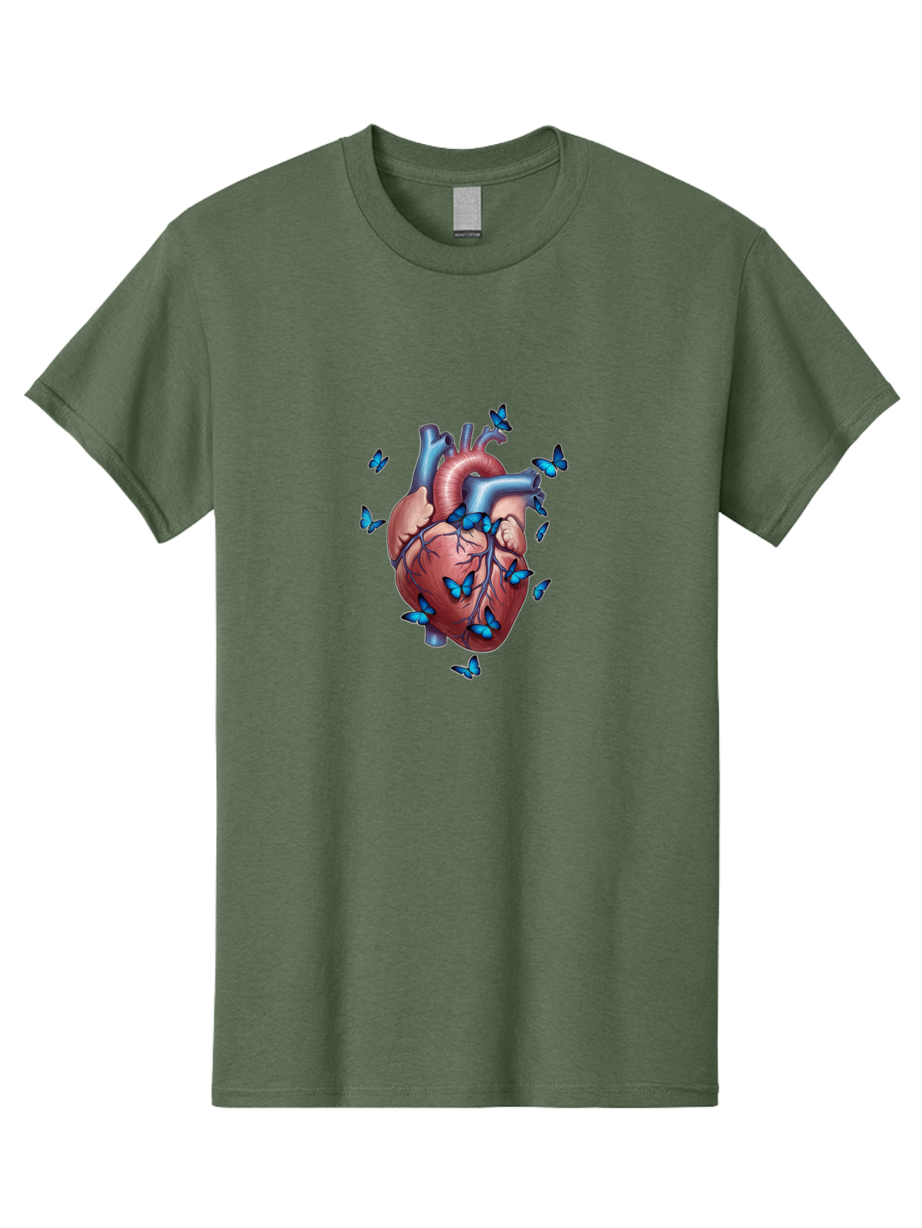 Heart-With-Butterflies Men'S Graphic Tee, 100% Cotton, Comfortable Casual Summer Wear, Machine Washable, Vintage Camera, Old Camera, Antique Camera, Black Camera, Classic Photography, Photography Equipment, Nostalgic Device, Film Camera, Bak722
