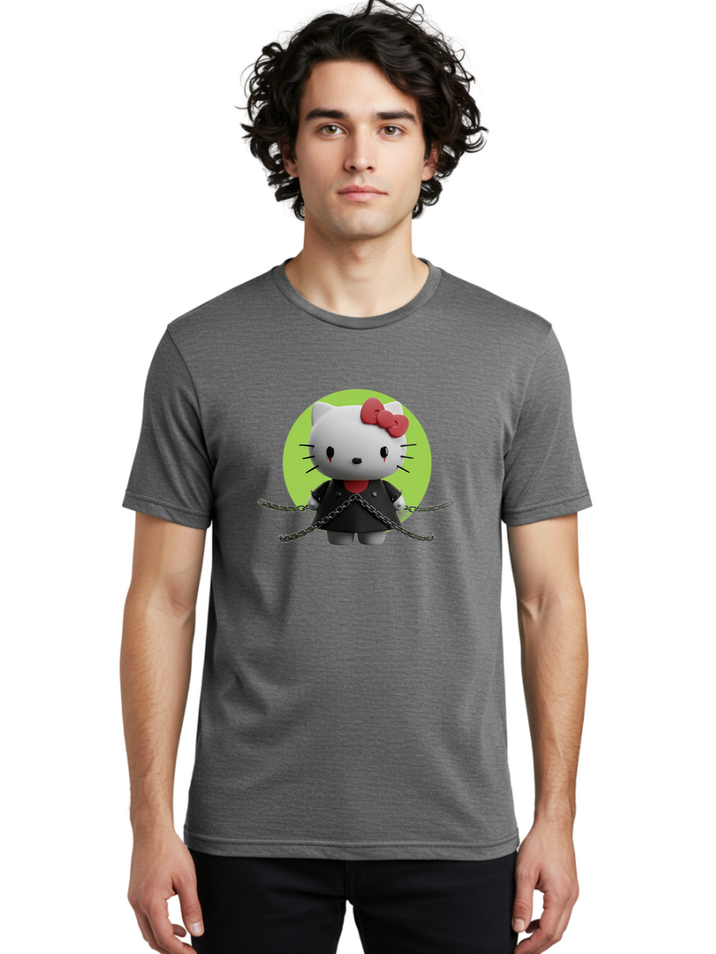Hello-Kitty-1 Men'S Graphic Tee, 100% Cotton, Comfortable Casual Summer Wear, Machine Washable, Vintage Camera, Old Camera, Antique Camera, Black Camera, Classic Photography, Photography Equipment, Nostalgic Device, Film Camera, Camera Art Bak723