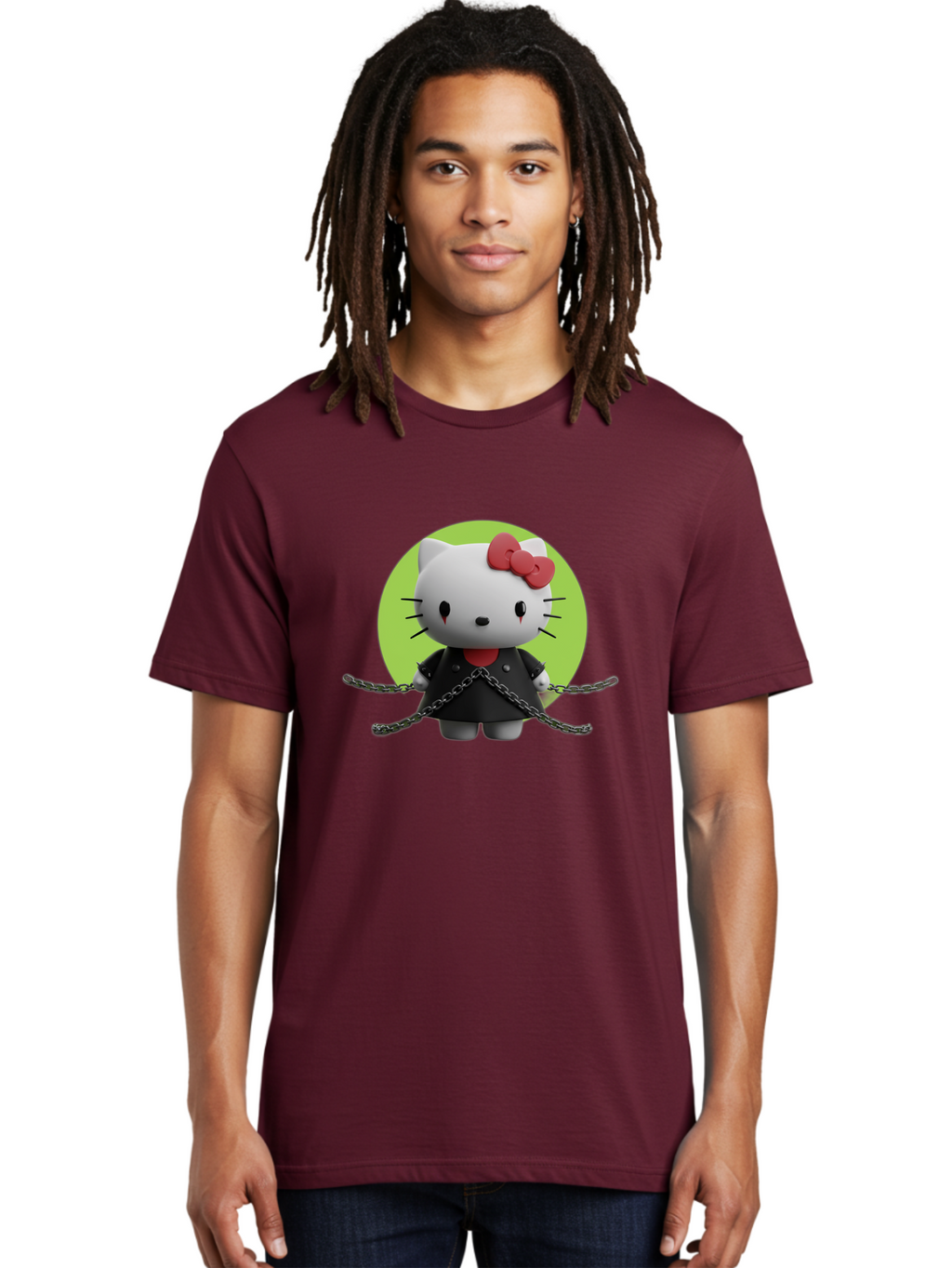 Hello-Kitty-1 Men'S Graphic Tee, 100% Cotton, Comfortable Casual Summer Wear, Machine Washable, Vintage Camera, Old Camera, Antique Camera, Black Camera, Classic Photography, Photography Equipment, Nostalgic Device, Film Camera, Camera Art Bak723
