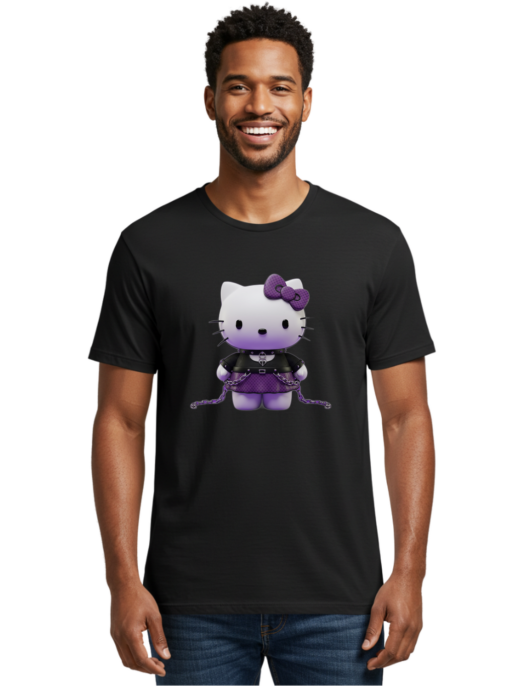 Hello-Kitty Men'S Graphic Tee, 100% Cotton, Comfortable Casual Summer Wear, Machine Washable, Vintage Camera, Old Camera, Antique Camera, Black Camera, Classic Photography, Photography Equipment, Nostalgic Device, Film Camera, Camera Art Bak726