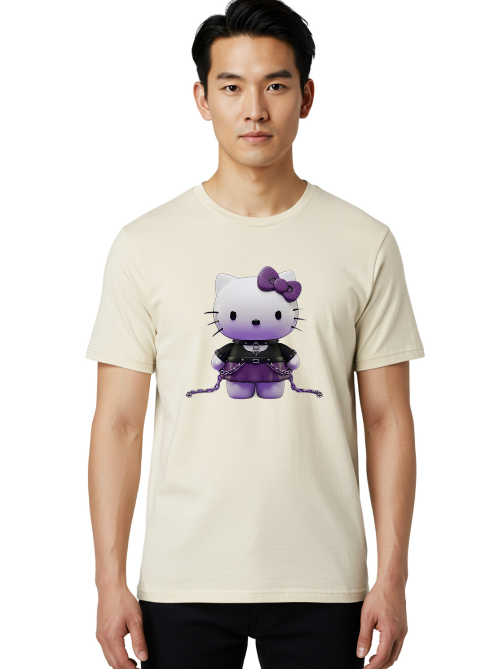 Hello-Kitty Men'S Graphic Tee, 100% Cotton, Comfortable Casual Summer Wear, Machine Washable, Vintage Camera, Old Camera, Antique Camera, Black Camera, Classic Photography, Photography Equipment, Nostalgic Device, Film Camera, Camera Art Bak726