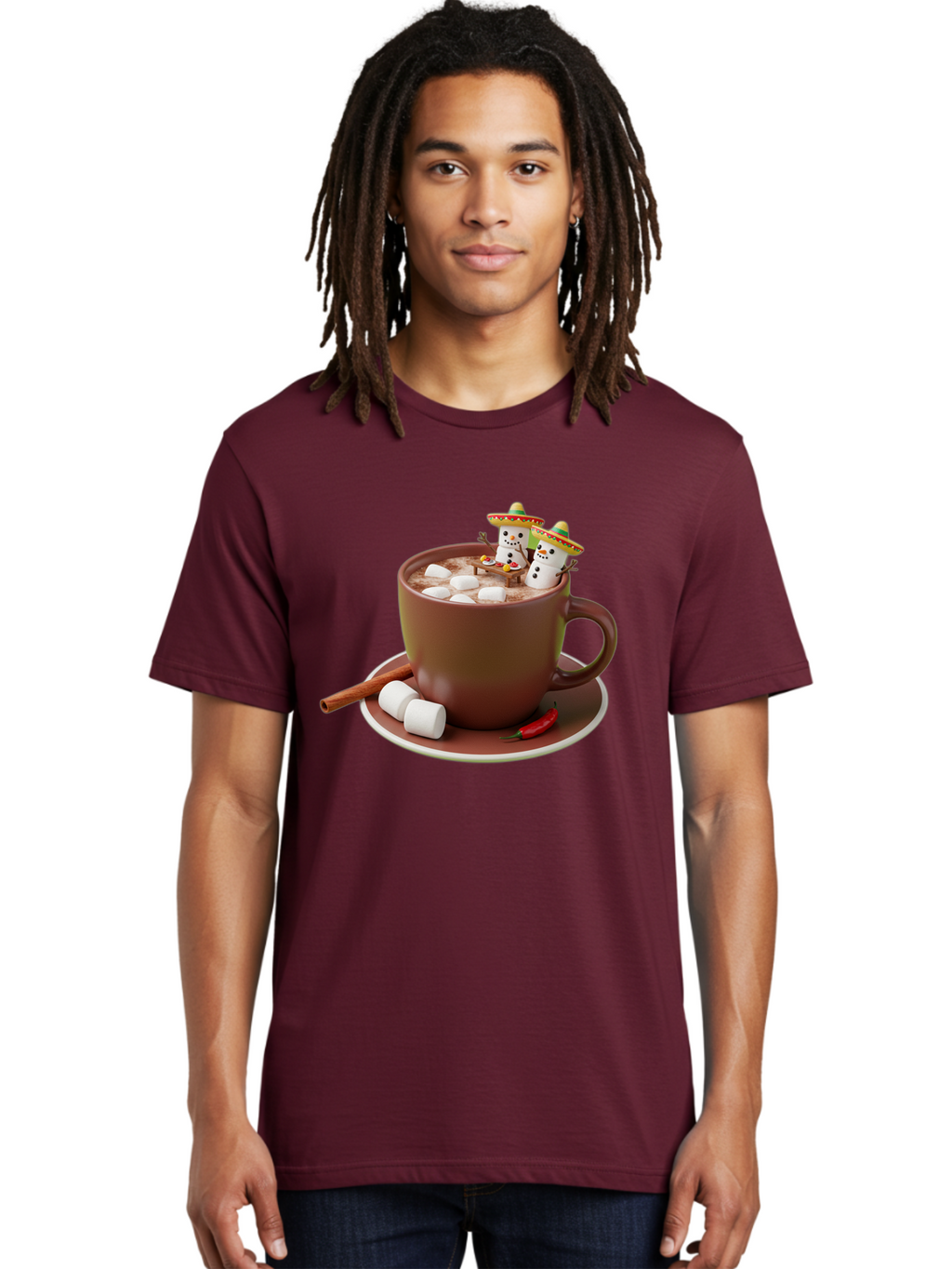 Hot-Chocolate-1 Men'S Graphic Tee, 100% Cotton, Comfortable Casual Summer Wear, Machine Washable, Vintage Camera, Old Camera, Antique Camera, Black Camera, Classic Photography, Photography Equipment, Nostalgic Device, Film Camera, Camera Art Bak728