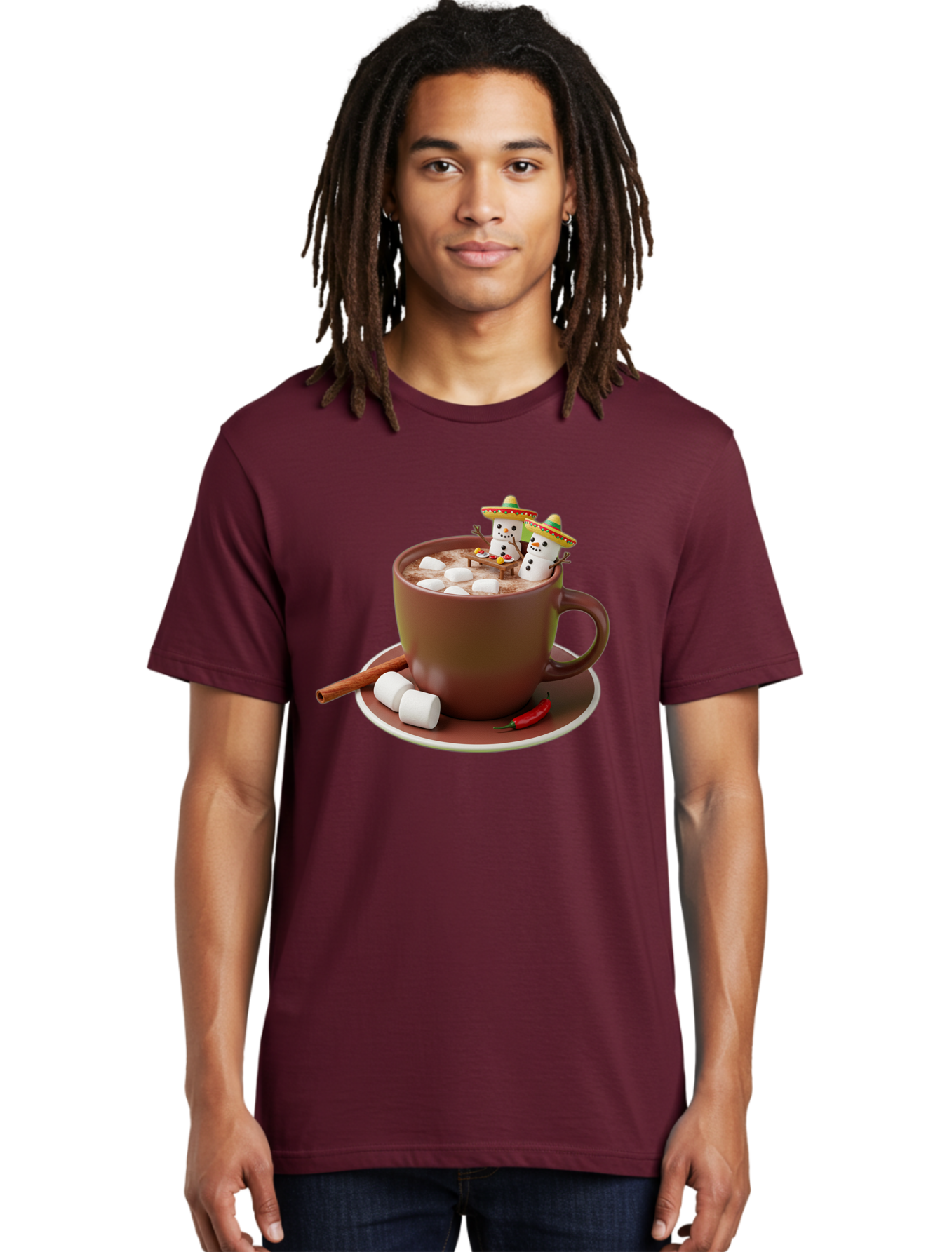 Hot-Chocolate-1 Men'S Graphic Tee, 100% Cotton, Comfortable Casual Summer Wear, Machine Washable, Vintage Camera, Old Camera, Antique Camera, Black Camera, Classic Photography, Photography Equipment, Nostalgic Device, Film Camera, Camera Art Bak728