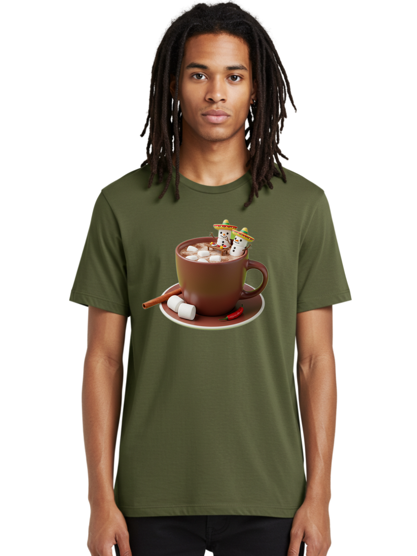 Hot-Chocolate-1 Men'S Graphic Tee, 100% Cotton, Comfortable Casual Summer Wear, Machine Washable, Vintage Camera, Old Camera, Antique Camera, Black Camera, Classic Photography, Photography Equipment, Nostalgic Device, Film Camera, Camera Art Bak728