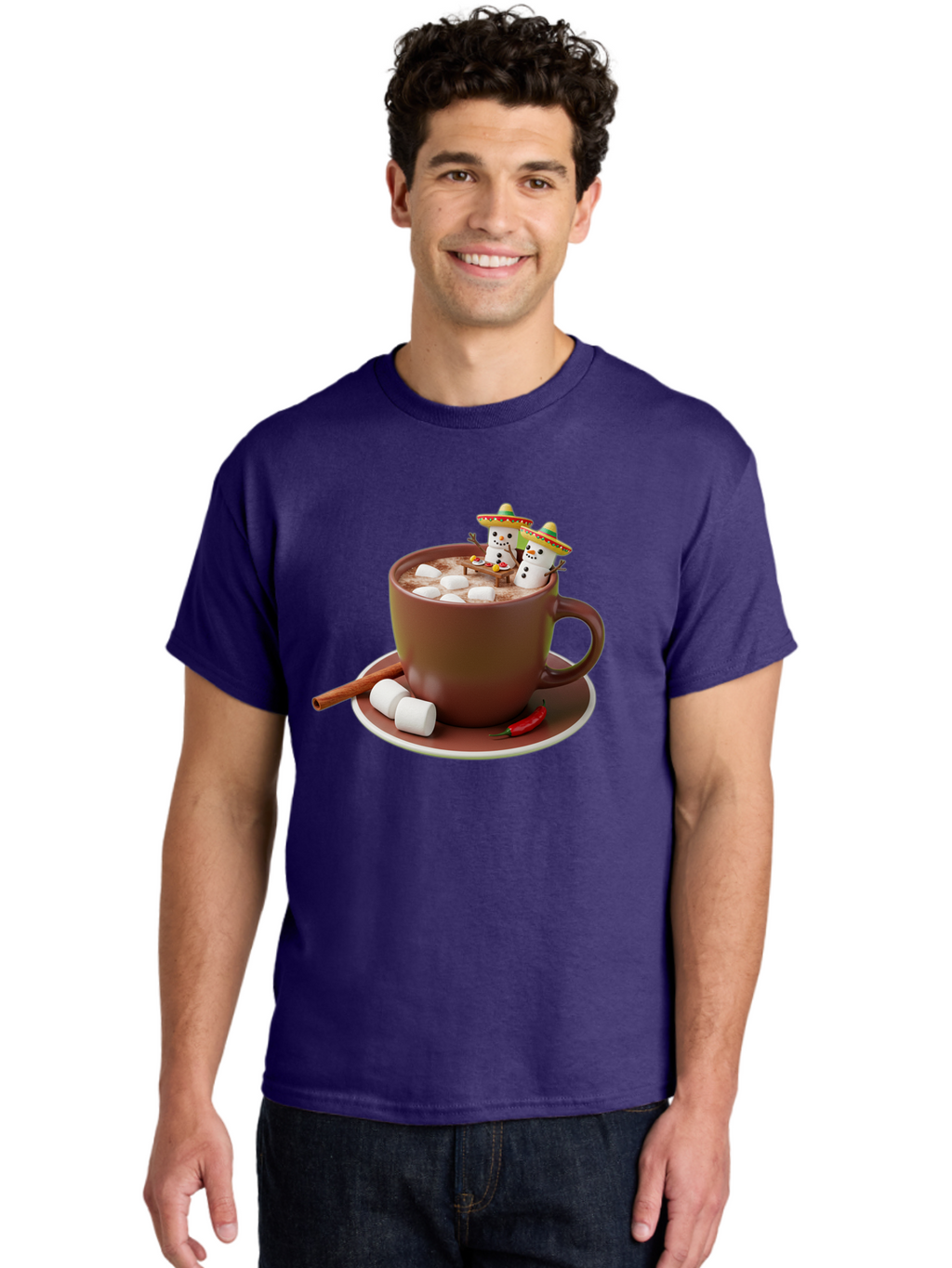 Hot-Chocolate-1 Men'S Graphic Tee, 100% Cotton, Comfortable Casual Summer Wear, Machine Washable, Vintage Camera, Old Camera, Antique Camera, Black Camera, Classic Photography, Photography Equipment, Nostalgic Device, Film Camera, Camera Art Bak728