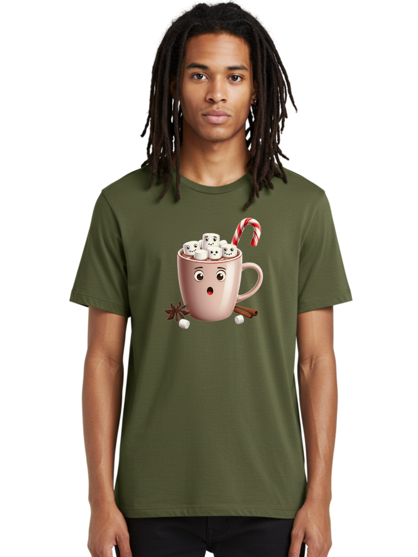 Hot-Chocolate-Mug-1 Men'S Graphic Tee, 100% Cotton, Comfortable Casual Summer Wear, Machine Washable, Vintage Camera, Old Camera, Antique Camera, Black Camera, Classic Photography, Photography Equipment, Nostalgic Device, Film Camera, Bak730