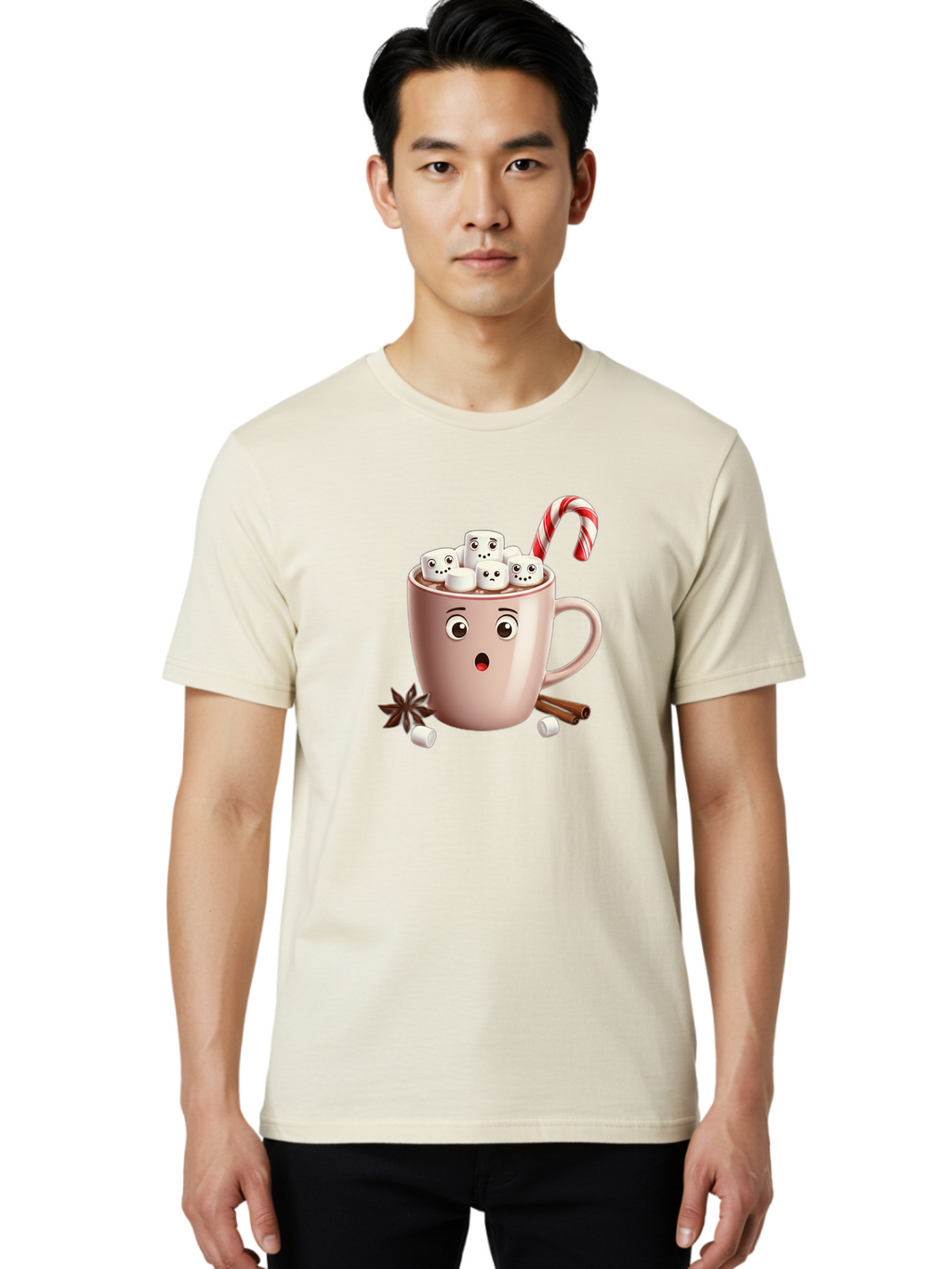 Hot-Chocolate-Mug-1 Men'S Graphic Tee, 100% Cotton, Comfortable Casual Summer Wear, Machine Washable, Vintage Camera, Old Camera, Antique Camera, Black Camera, Classic Photography, Photography Equipment, Nostalgic Device, Film Camera, Bak730