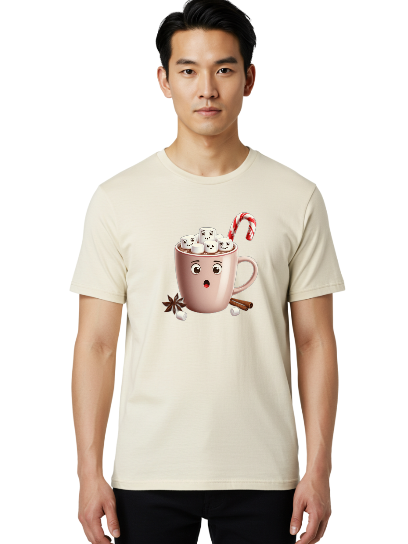 Hot-Chocolate-Mug-1 Men'S Graphic Tee, 100% Cotton, Comfortable Casual Summer Wear, Machine Washable, Vintage Camera, Old Camera, Antique Camera, Black Camera, Classic Photography, Photography Equipment, Nostalgic Device, Film Camera, Bak730