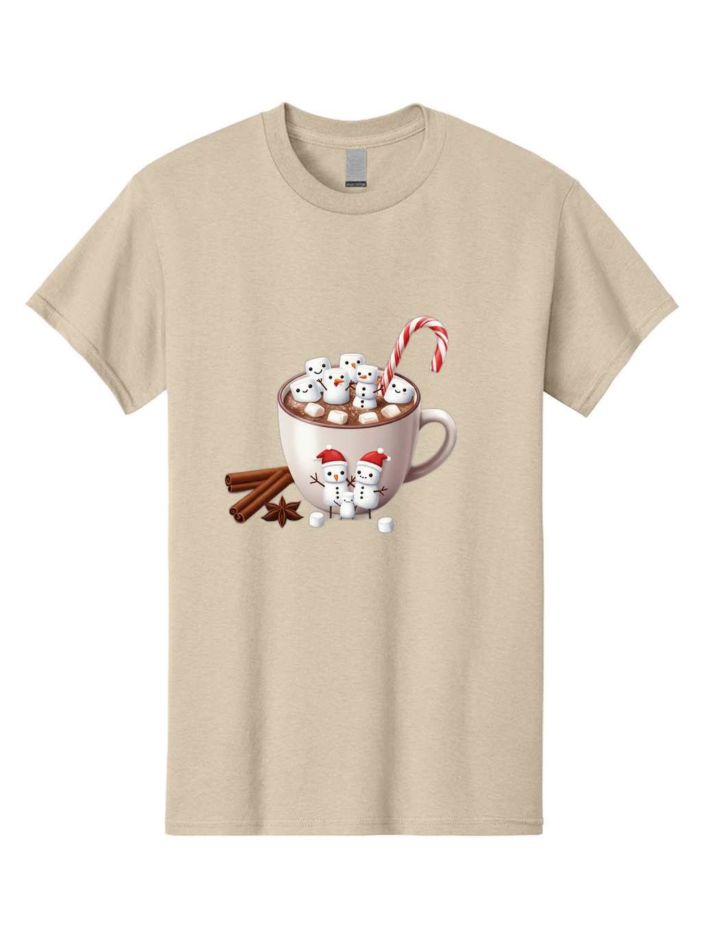 Hot-Chocolate-Snowmen-1 Men'S Graphic Tee, 100% Cotton, Comfortable Casual Summer Wear, Machine Washable, Vintage Camera, Old Camera, Antique Camera, Black Camera, Classic Photography, Photography Equipment, Nostalgic Device, Film Camera, Bak733