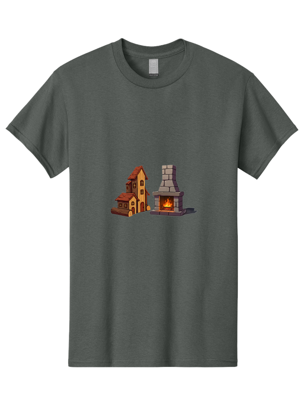 House-And-Fireplace Men'S Graphic Tee, 100% Cotton, Comfortable Casual Summer Wear, Machine Washable, Vintage Camera, Old Camera, Antique Camera, Black Camera, Classic Photography, Photography Equipment, Nostalgic Device, Film Camera, Bak737