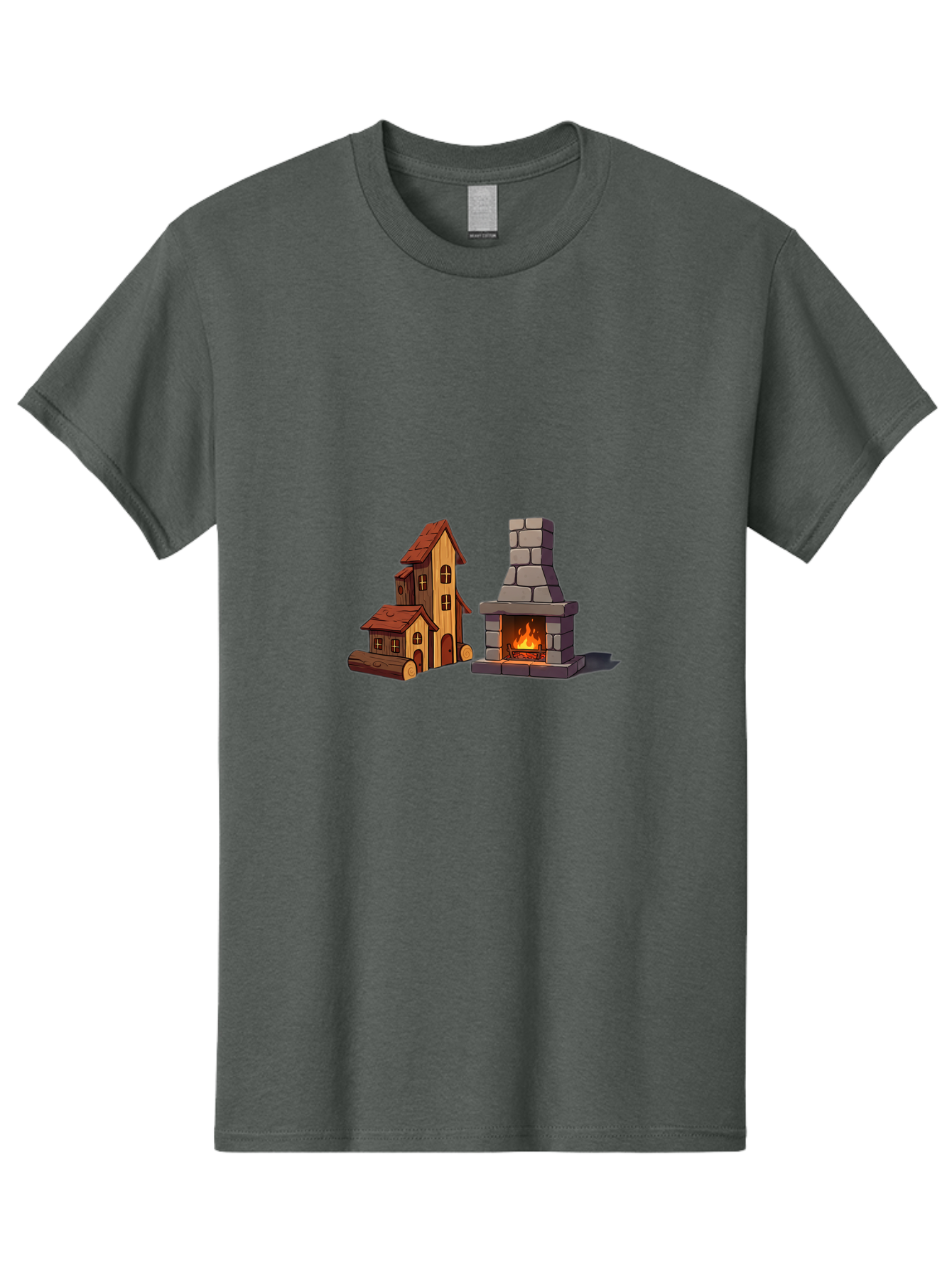 House-And-Fireplace Men'S Graphic Tee, 100% Cotton, Comfortable Casual Summer Wear, Machine Washable, Vintage Camera, Old Camera, Antique Camera, Black Camera, Classic Photography, Photography Equipment, Nostalgic Device, Film Camera, Bak737