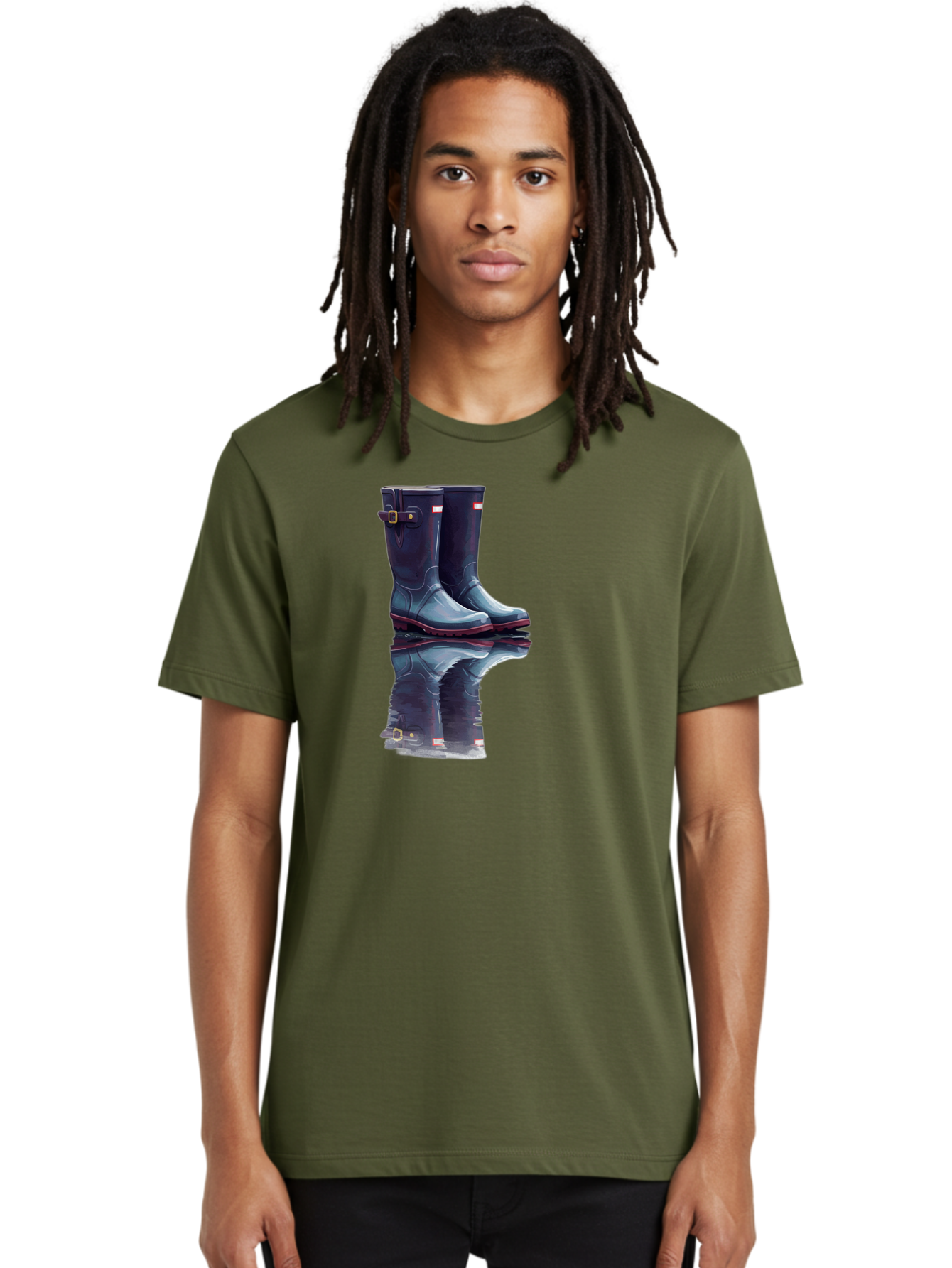 Hunter-Boots-1 Men'S Graphic Tee, 100% Cotton, Comfortable Casual Summer Wear, Machine Washable, Vintage Camera, Old Camera, Antique Camera, Black Camera, Classic Photography, Photography Equipment, Nostalgic Device, Film Camera, Camera Art Bak738