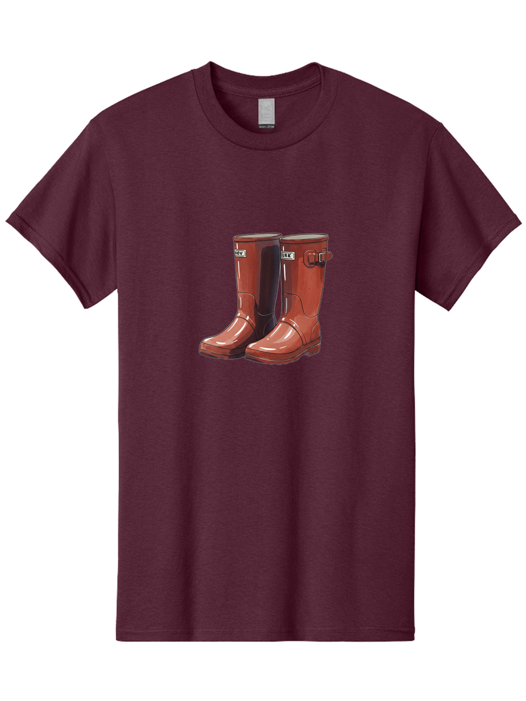 Hunter-Boots-2 Men'S Graphic Tee, 100% Cotton, Comfortable Casual Summer Wear, Machine Washable, Vintage Camera, Old Camera, Antique Camera, Black Camera, Classic Photography, Photography Equipment, Nostalgic Device, Film Camera, Camera Art Bak739