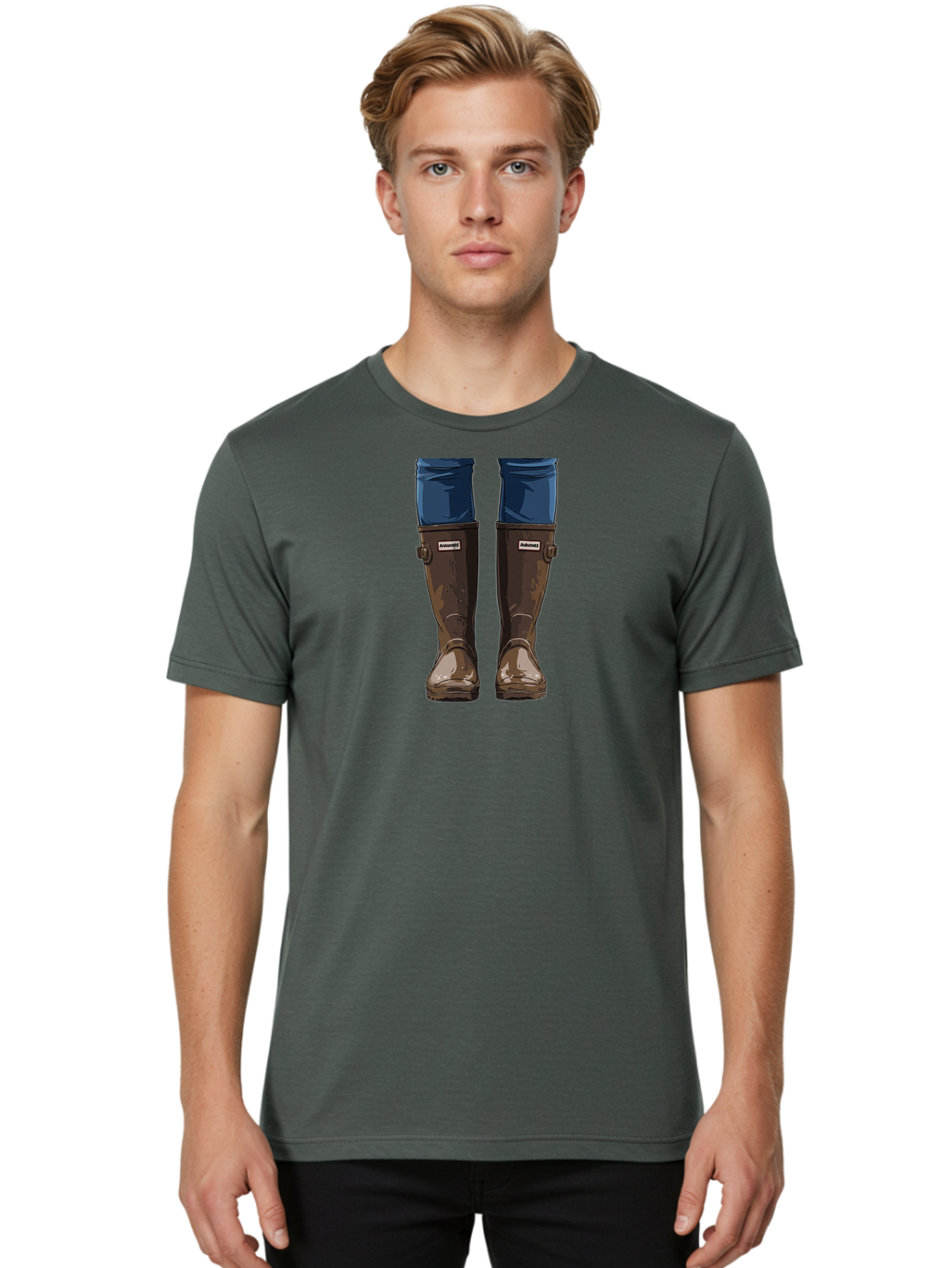 Hunter-Boots Men'S Graphic Tee, 100% Cotton, Comfortable Casual Summer Wear, Machine Washable, Vintage Camera, Old Camera, Antique Camera, Black Camera, Classic Photography, Photography Equipment, Nostalgic Device, Film Camera, Camera Art Bak740
